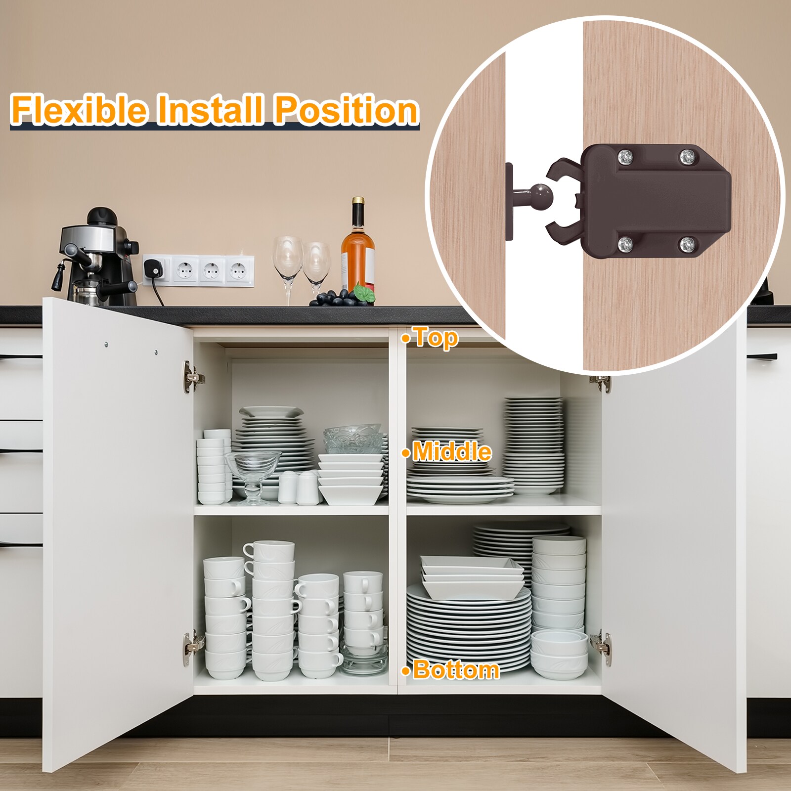 Unique Bargains S25093001UX9480 Cabinet-Hardware-Acessories - View #5