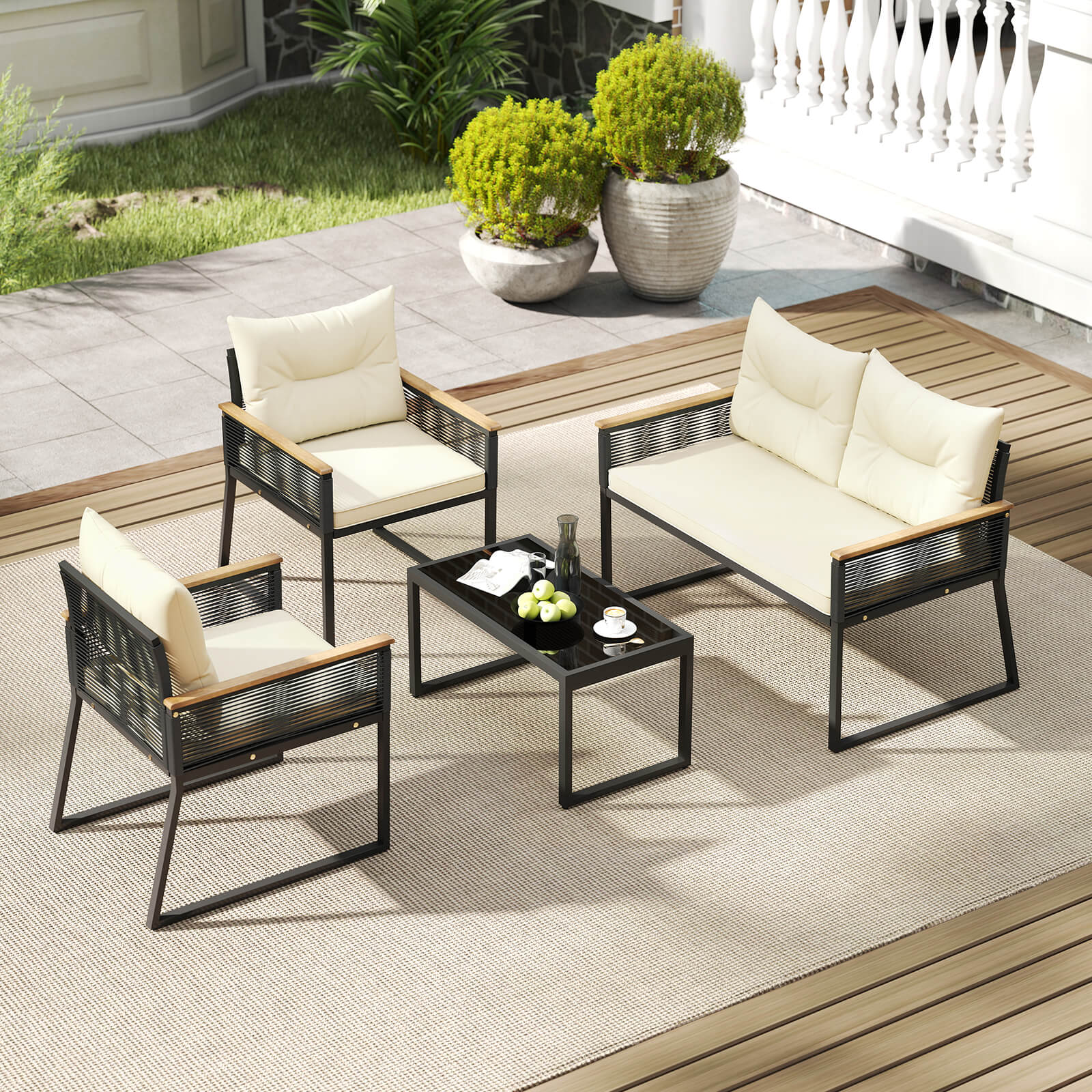 Costway HCST07924 Patio-Conversation-Sets - View #8