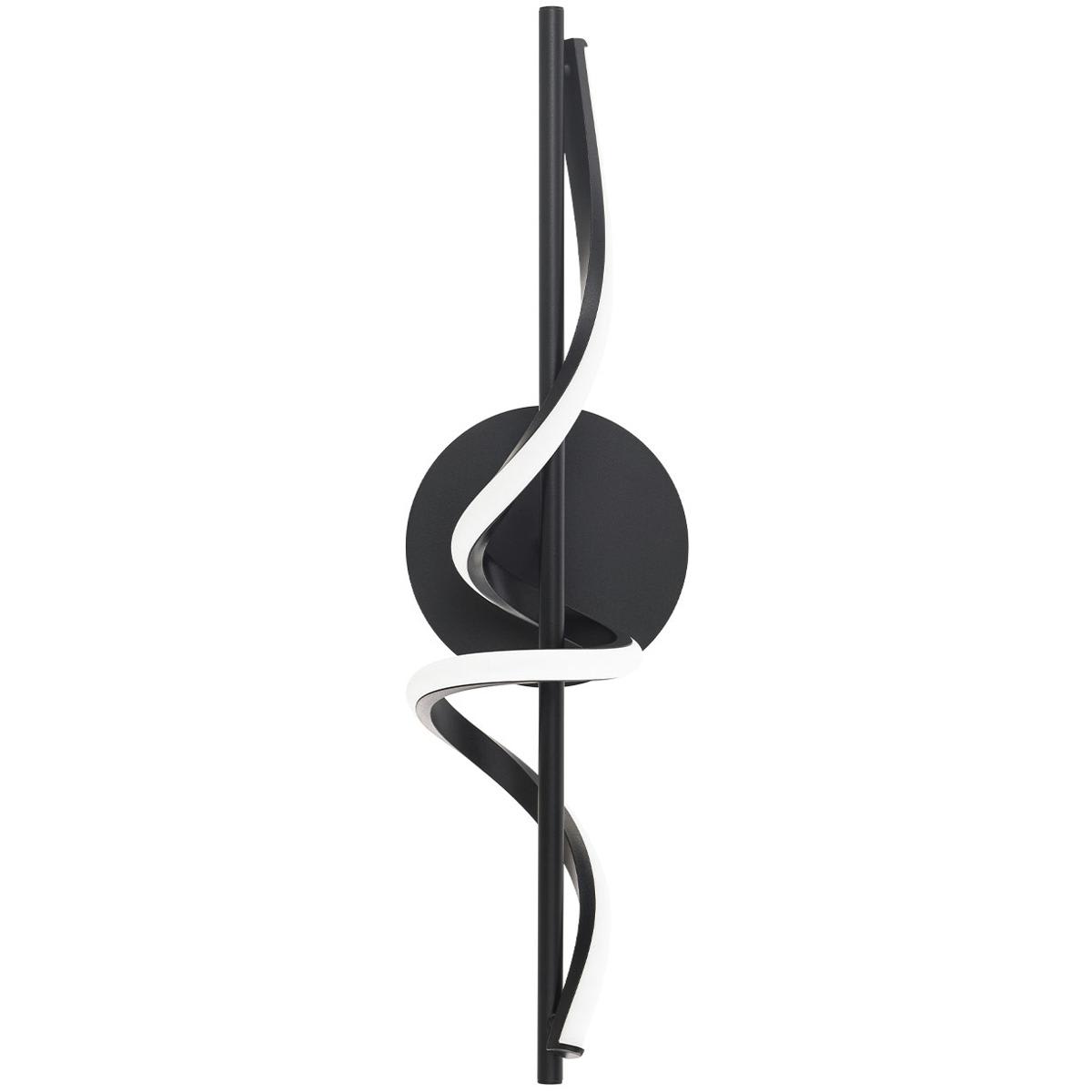 WAC Lighting -  WS-39422-30-BK Corkscrew LED 22 inch Black Bath Vanity and Wall Light in 3000K dw...