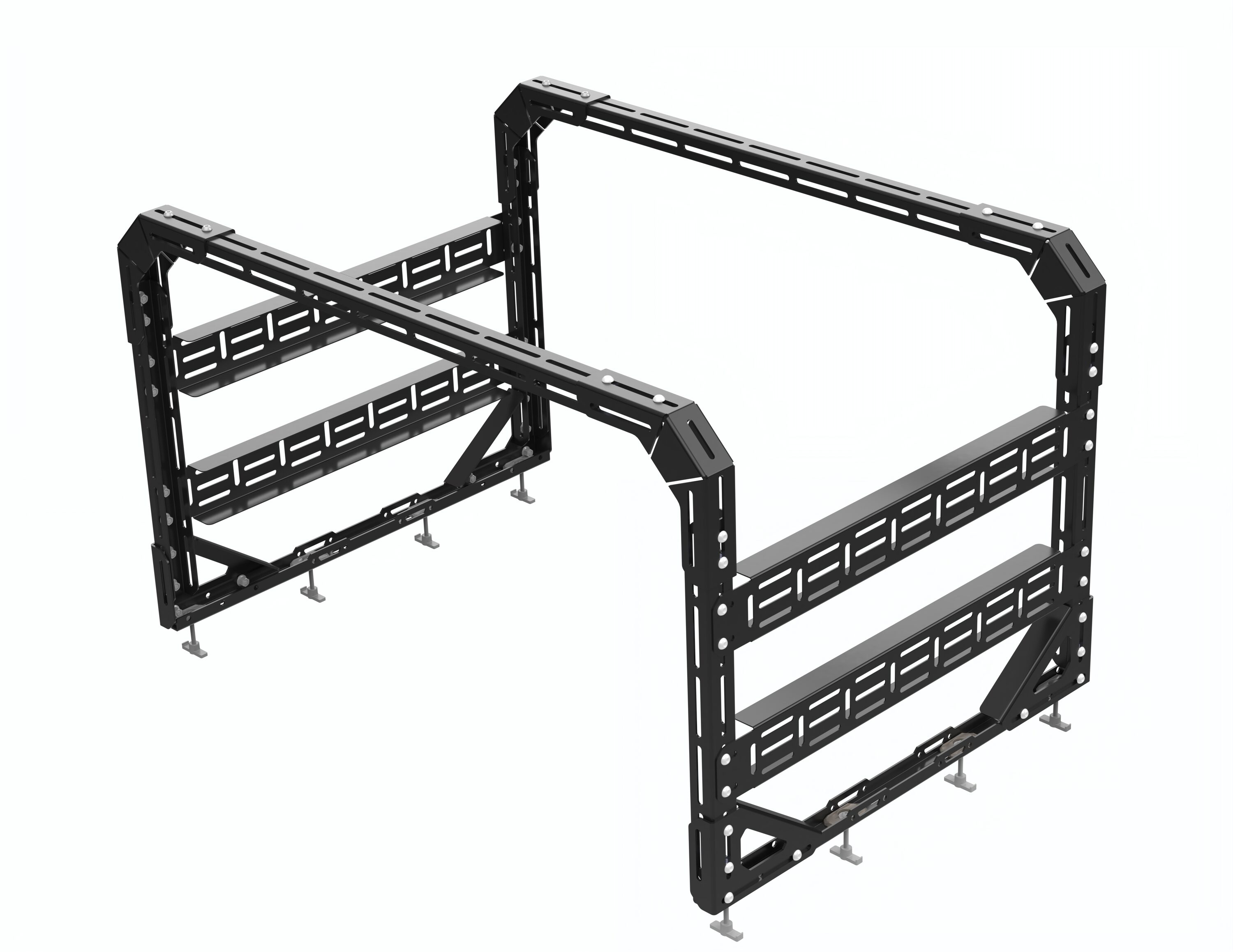 Axis HA010422010120 Black Rear Cargo Rack For The X550 Xs750 Crew