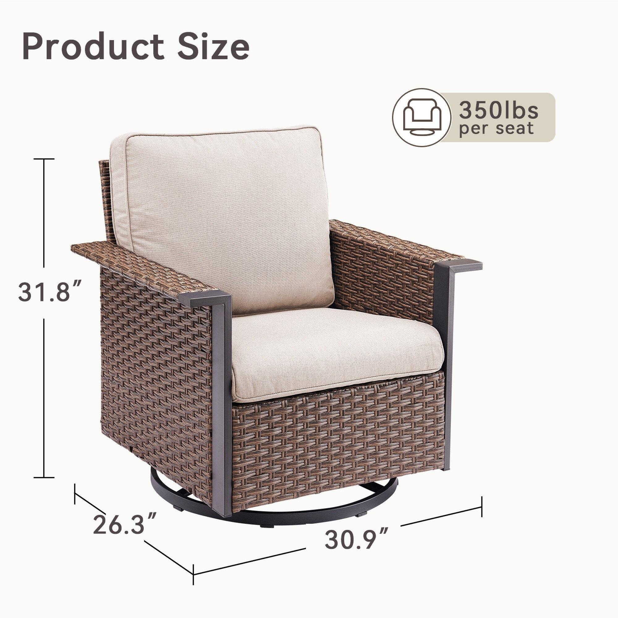 HyperDrop Cart W-T3773P415552 Patio-Chairs - View #3