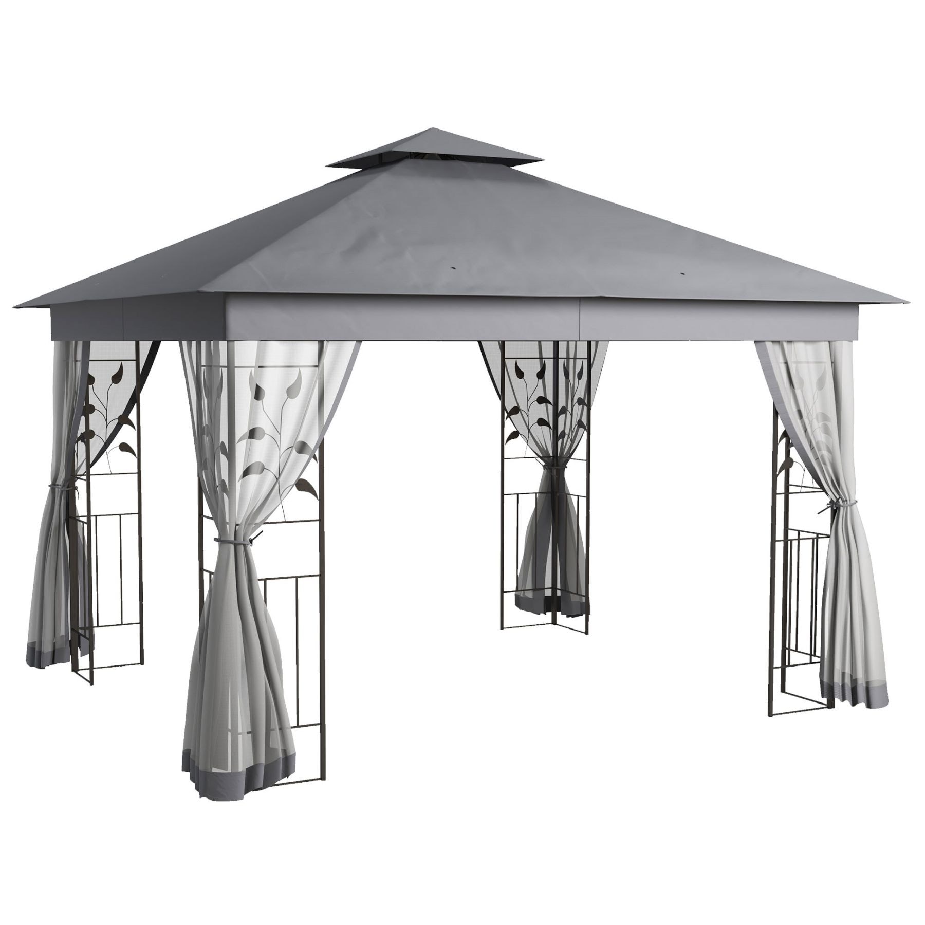 Maocao Hoom BH38AAD 7.91-ft x 6.125-ft Rectangle Gray Standard canopy
