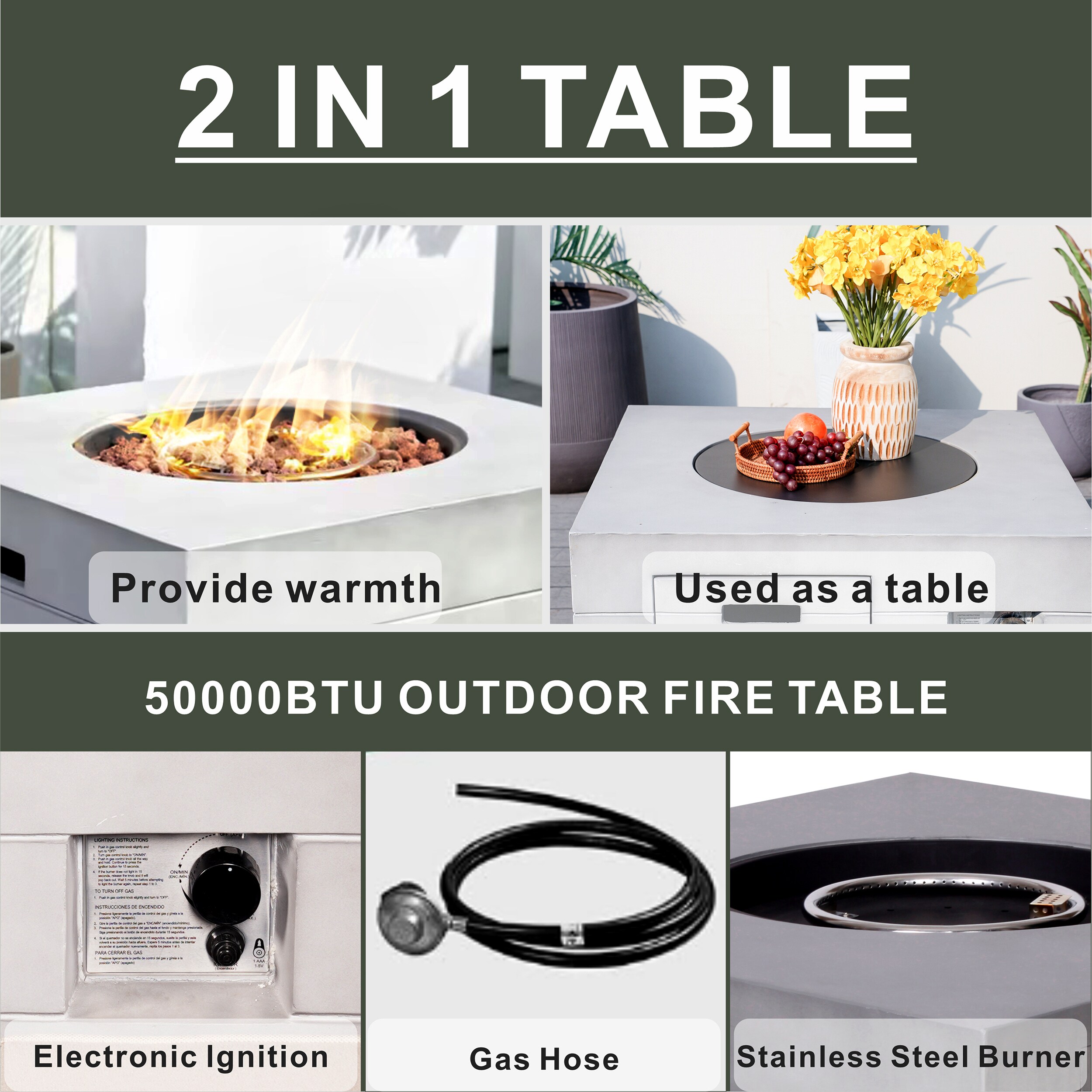 Moda Furnishings MAG-2140-009G Patio-Conversation-Sets - View #9