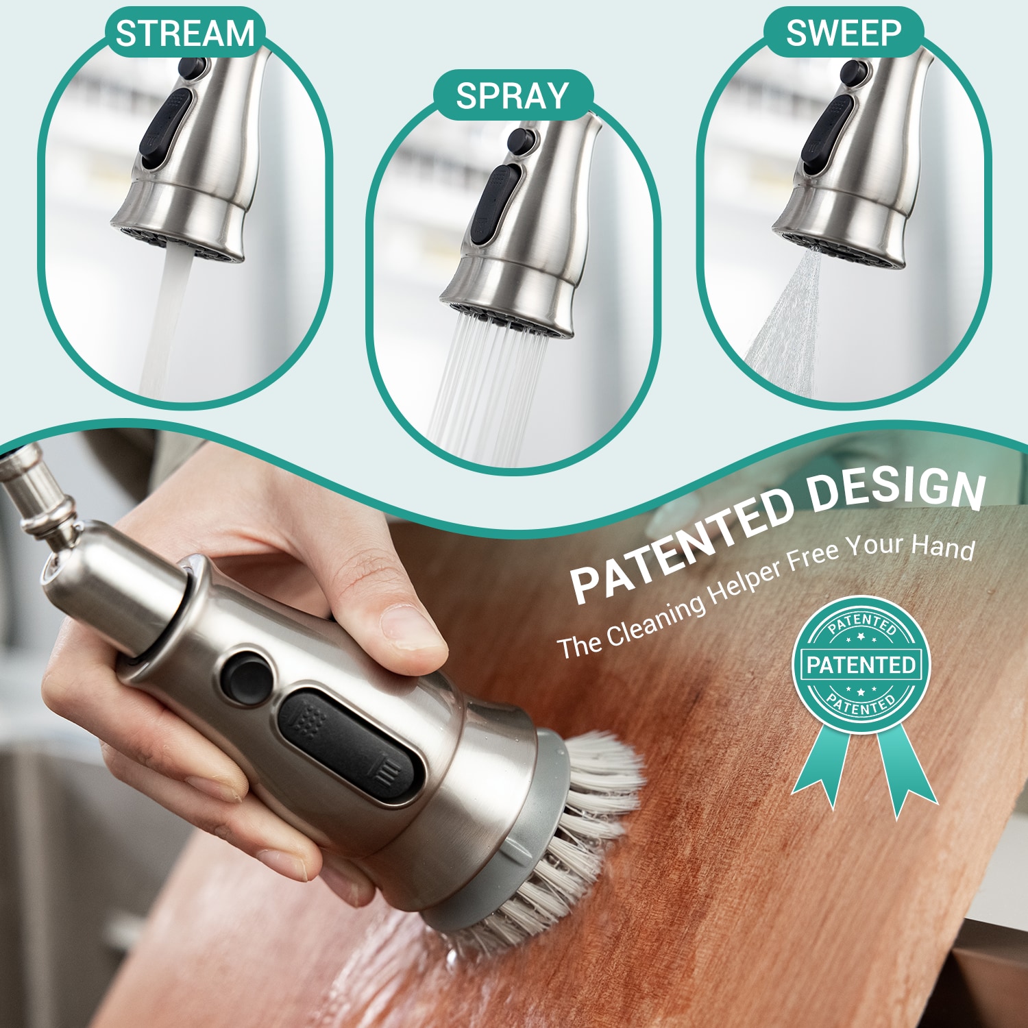 APPASO APS211BN Kitchen-Faucets - View #3