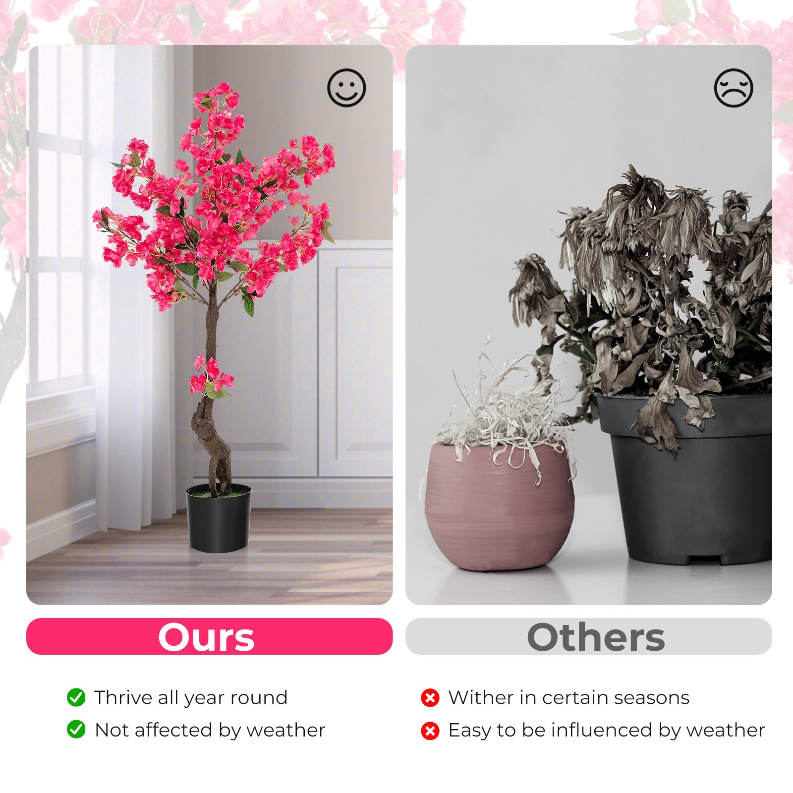 YERIVA FP0190RE2CTHZ1 Artificial-Plants-Trees - View #3