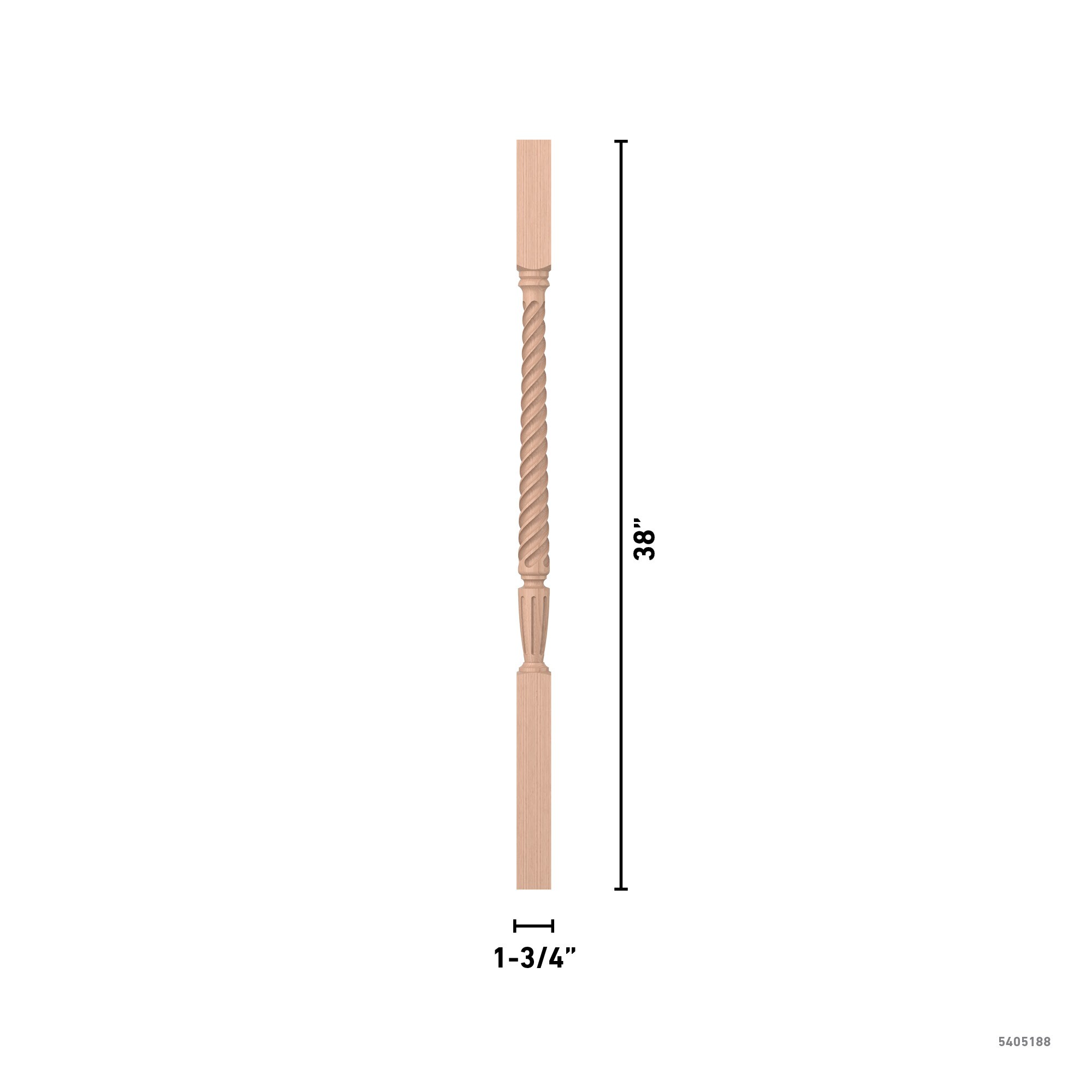 L.J. Smith Stair Systems LJT-2005-HM 38 Interior-Stairpart-Balusters - View #4