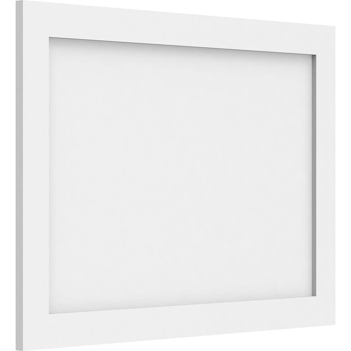 Ekena Millwork WALP28X20X062CNL 28-in x 20-in Smooth Paintable/Stainable White PVC Fretwork Wall Panel (