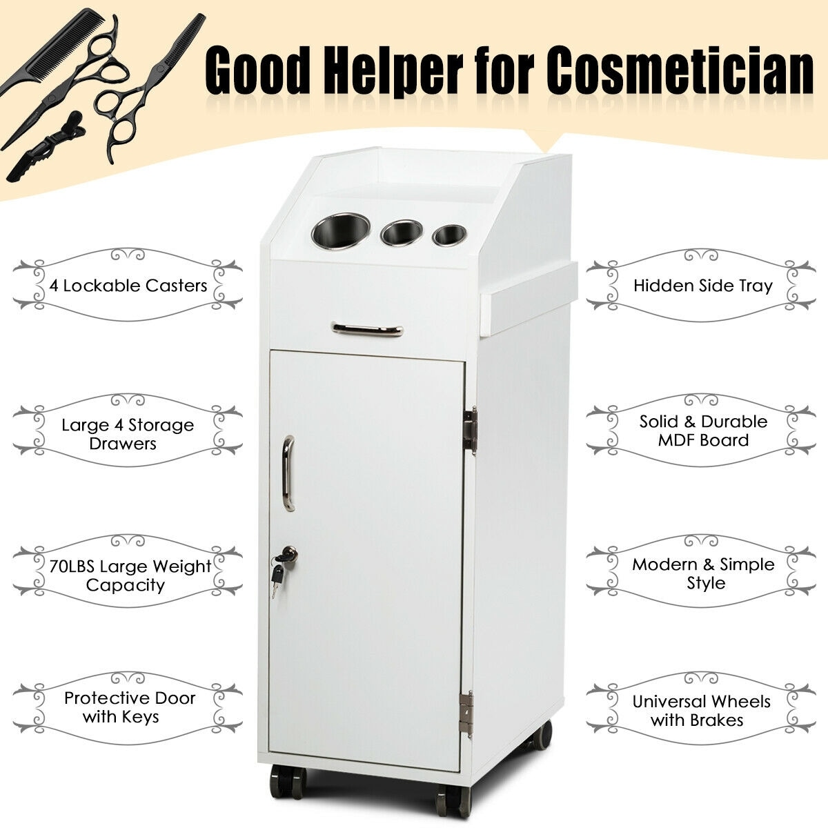 CASAINC WF-HB86992WH-LA Utility-Storage-Cabinets - View #2