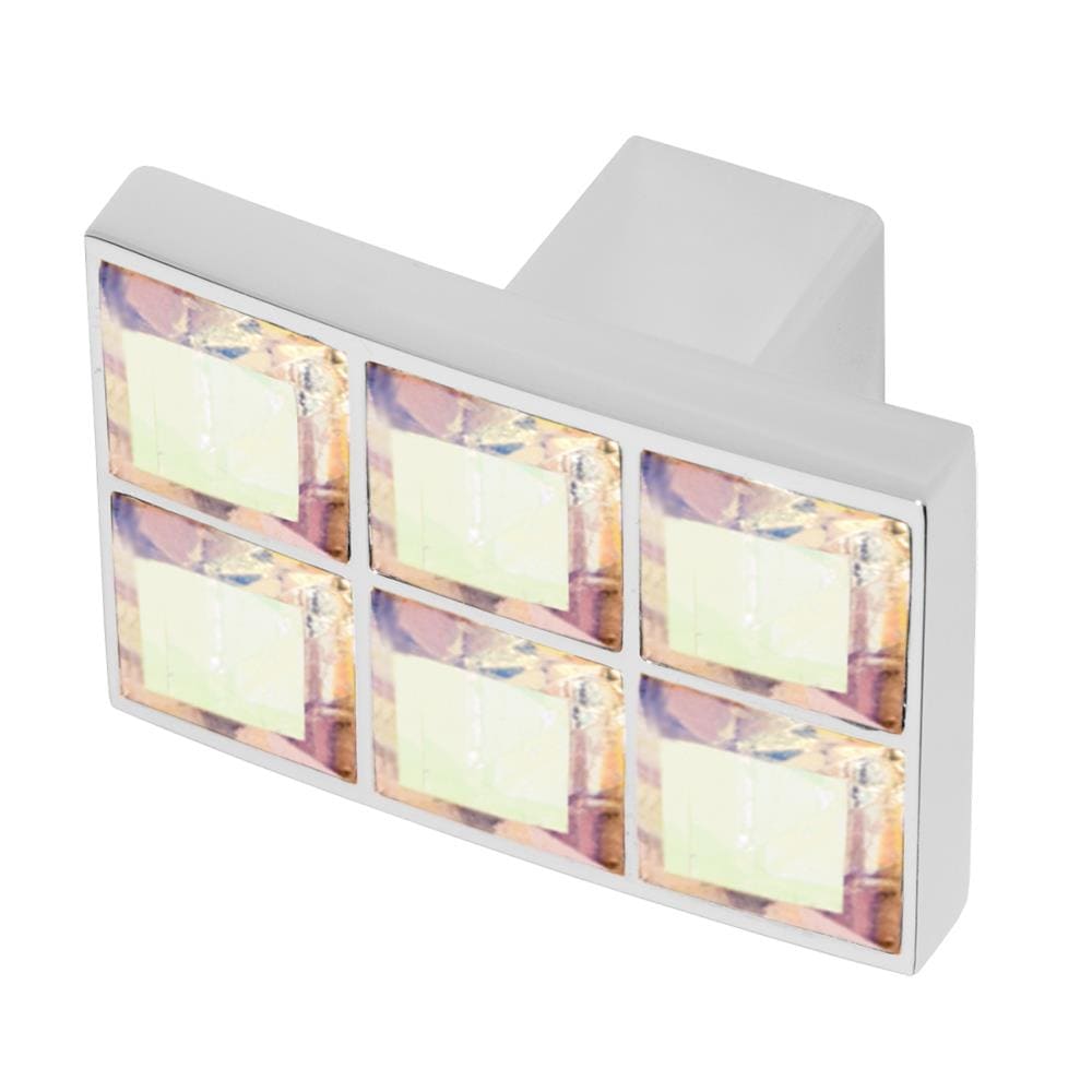 Wisdom Stone 4203CH-MU Karlovy Polished Chrome Rectangular Cabinet Knob