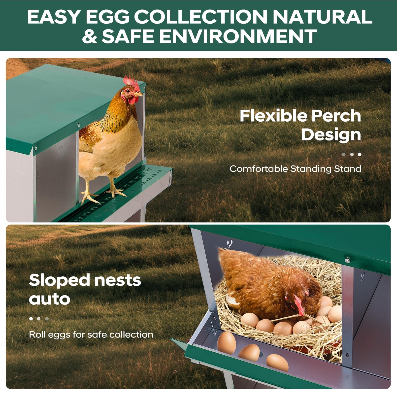 Garvee OF0XNINEFW4163 Chicken-Coops-Rabbit-Hutches - View #3