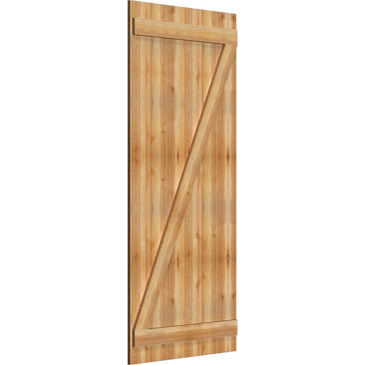 Ekena Millwork RBJ06Z32X073RWR Exterior-Shutters - View #2