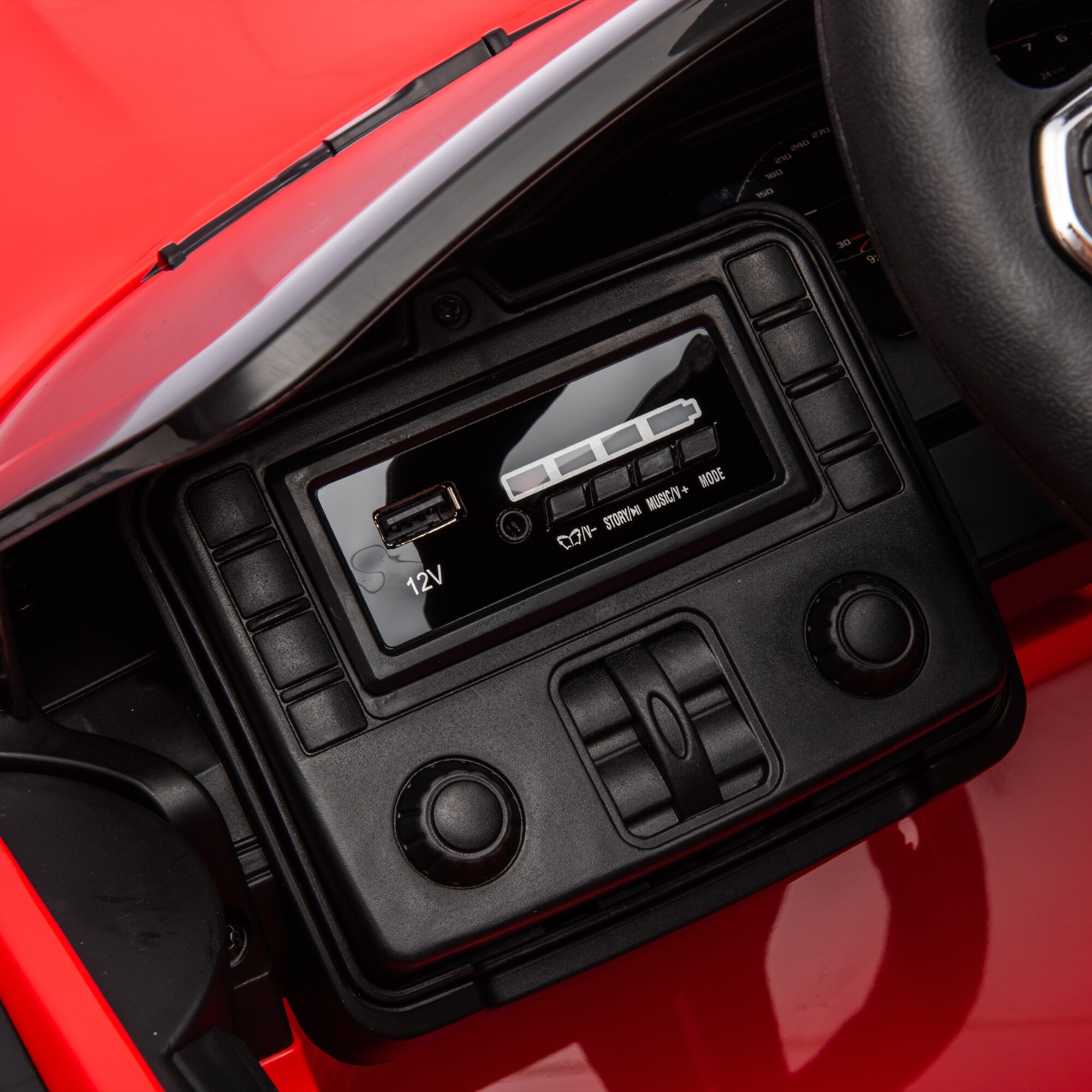 Siavonce 12-volt Riding toys Battery Included Charger