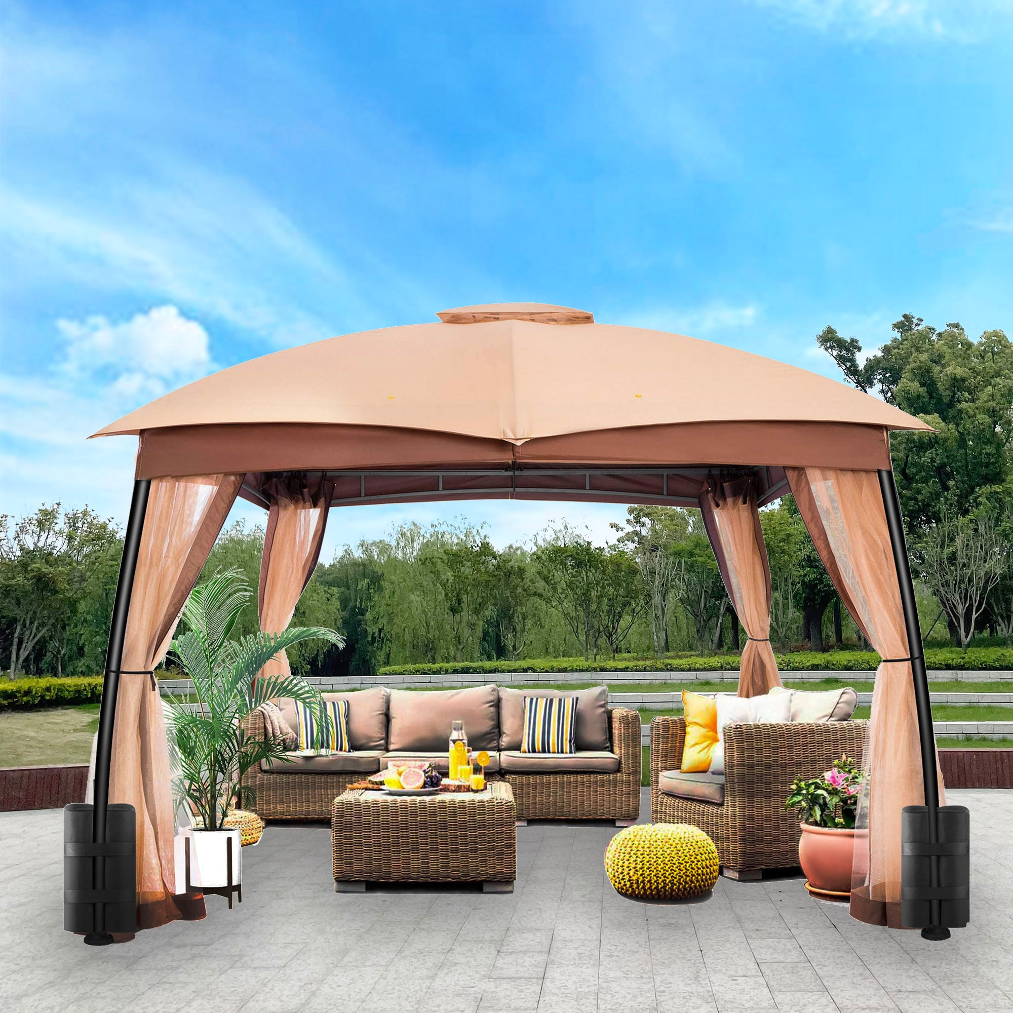 StarEcho GAZ004MK Wood-Resin-Gazebos - View #5