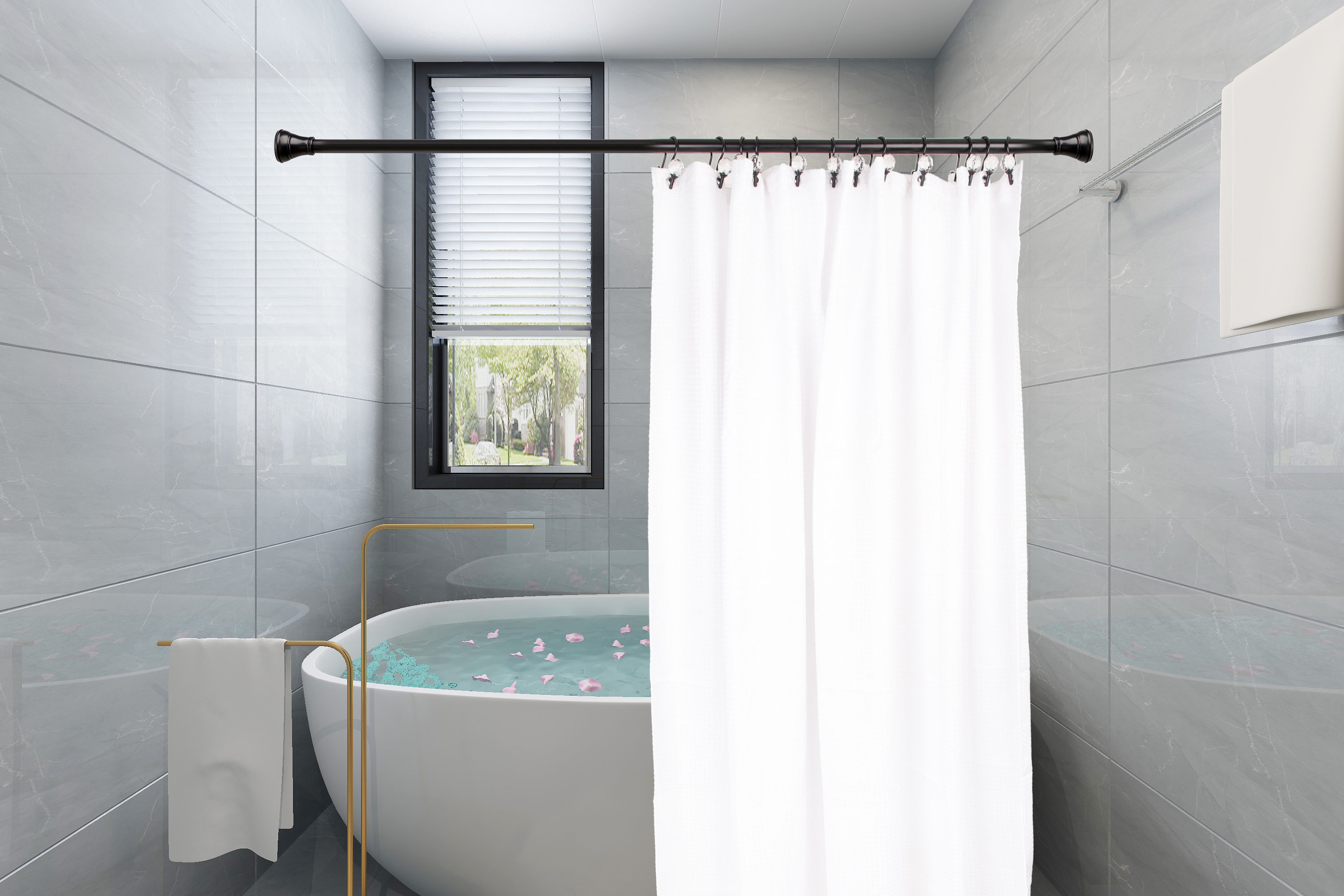Utopia Alley HK18BK Shower-Rings-Hooks - View #7