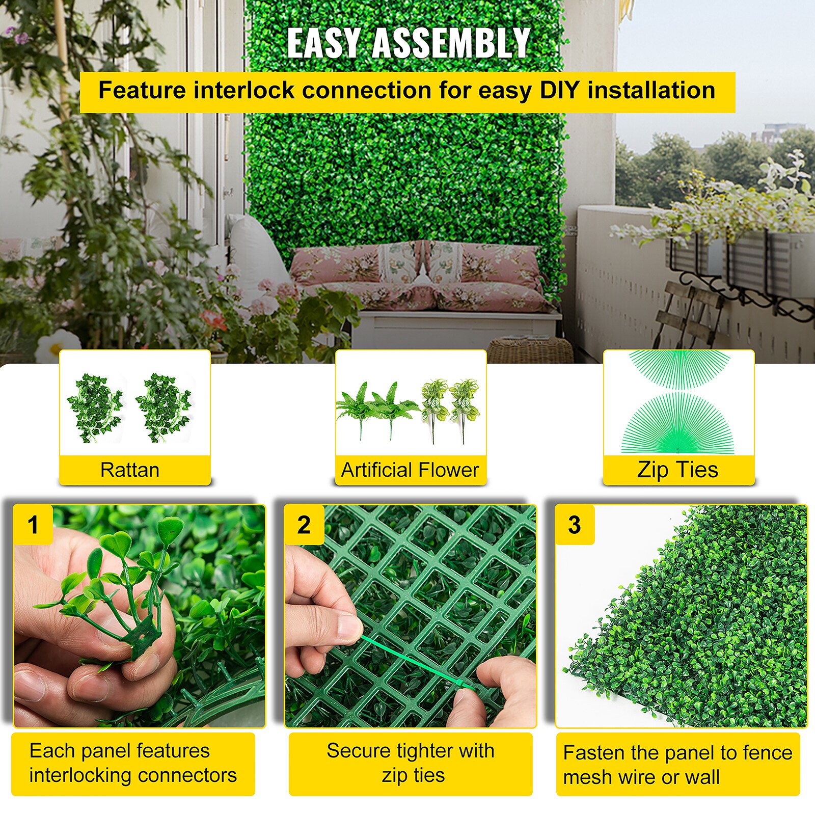 VEVOR ML202020PC400OWRLV0 Artificial-Plants-Trees - View #6