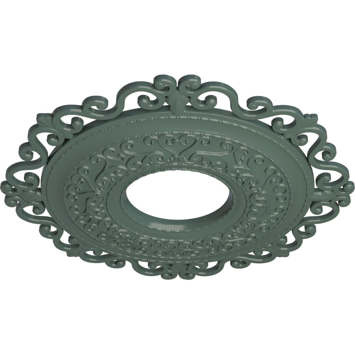 Ekena Millwork CM22ORCBF Ceiling-Medallions - View #2