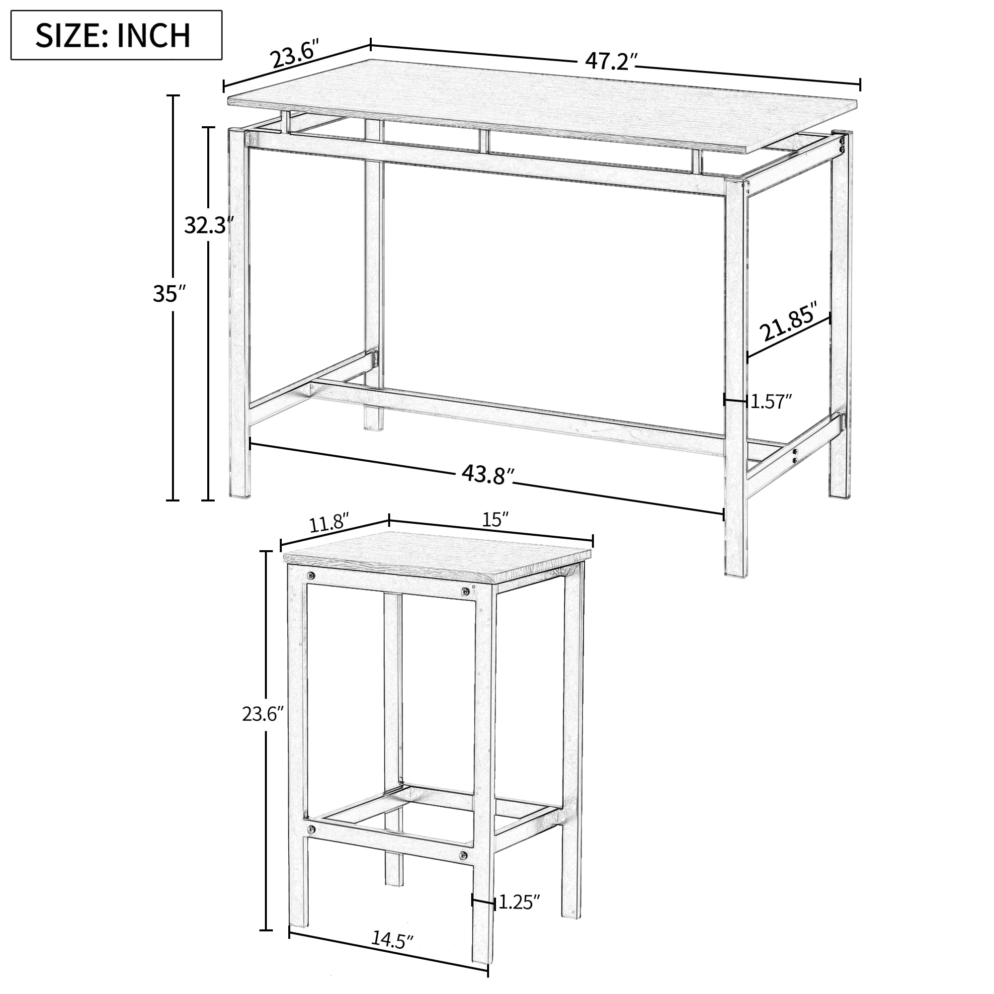 Clihome TRXCH-WF32AAD Dining-Sets - View #4