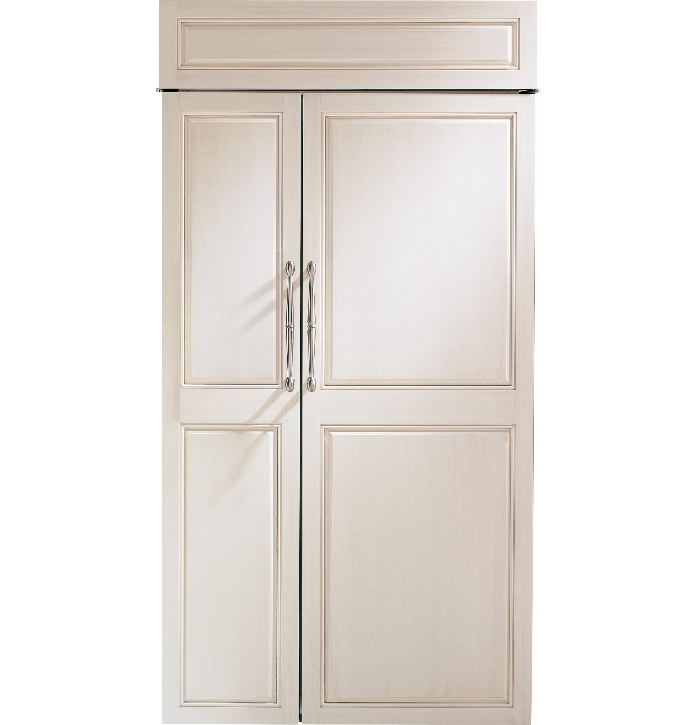 Monogram ZIS420NH 25.17-cu ft Built-in Side-by-Side Refrigerator with Ice Maker (Panel Ready)