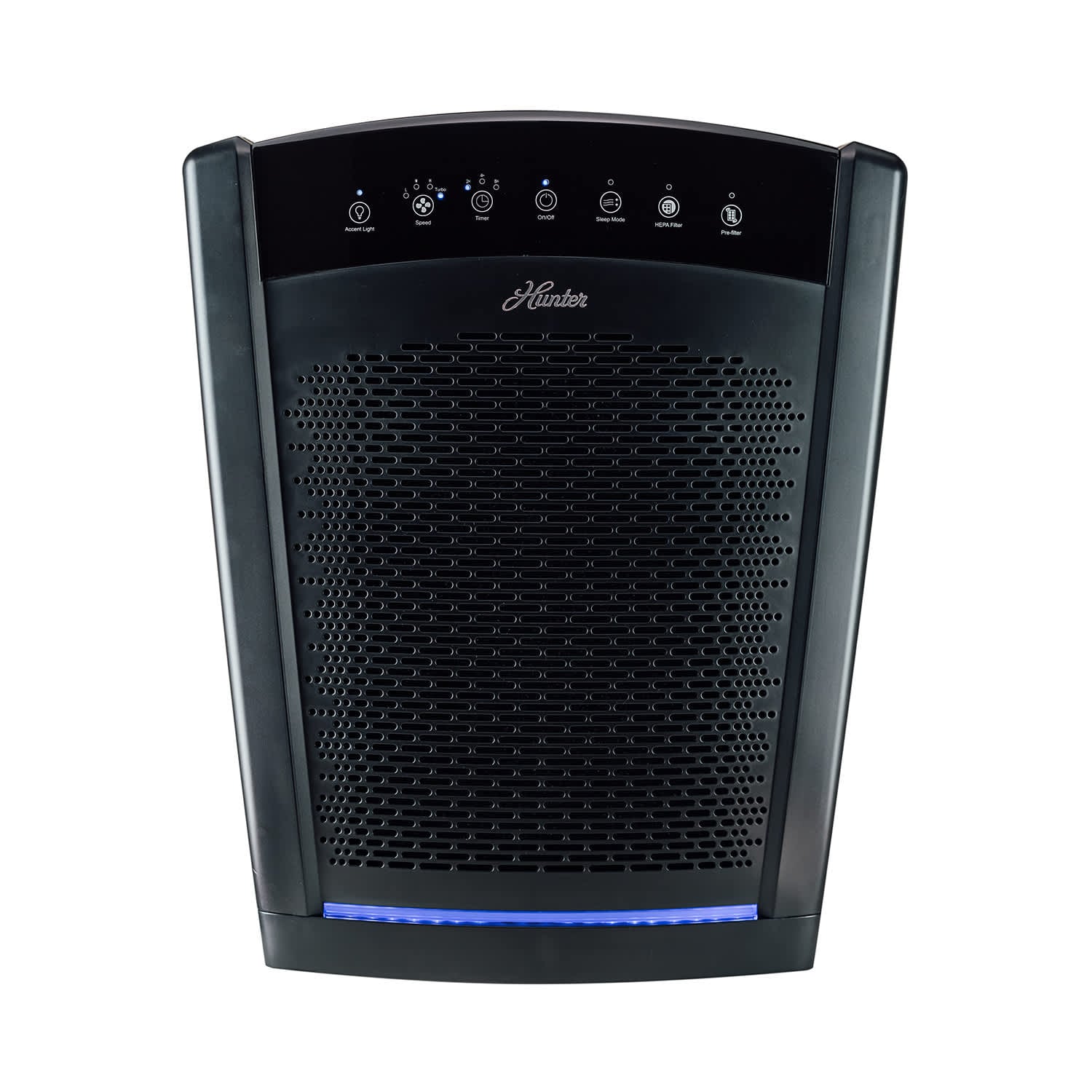 Hunter True HEPA Air Purifier 4 Fan Speeds With Quiet Sleep Mode Cleans 2585 Ft² per Hour - Black #HP800BL