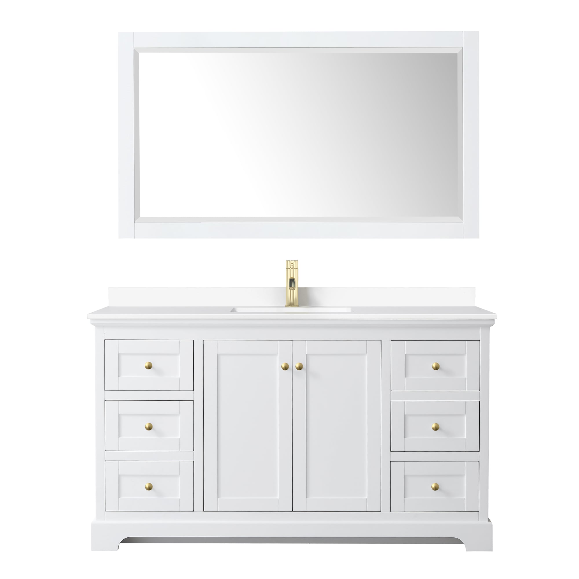 Wyndham Collection WCV232360SWGWCUNSM58 Bath-Vanity-Combo - View #2