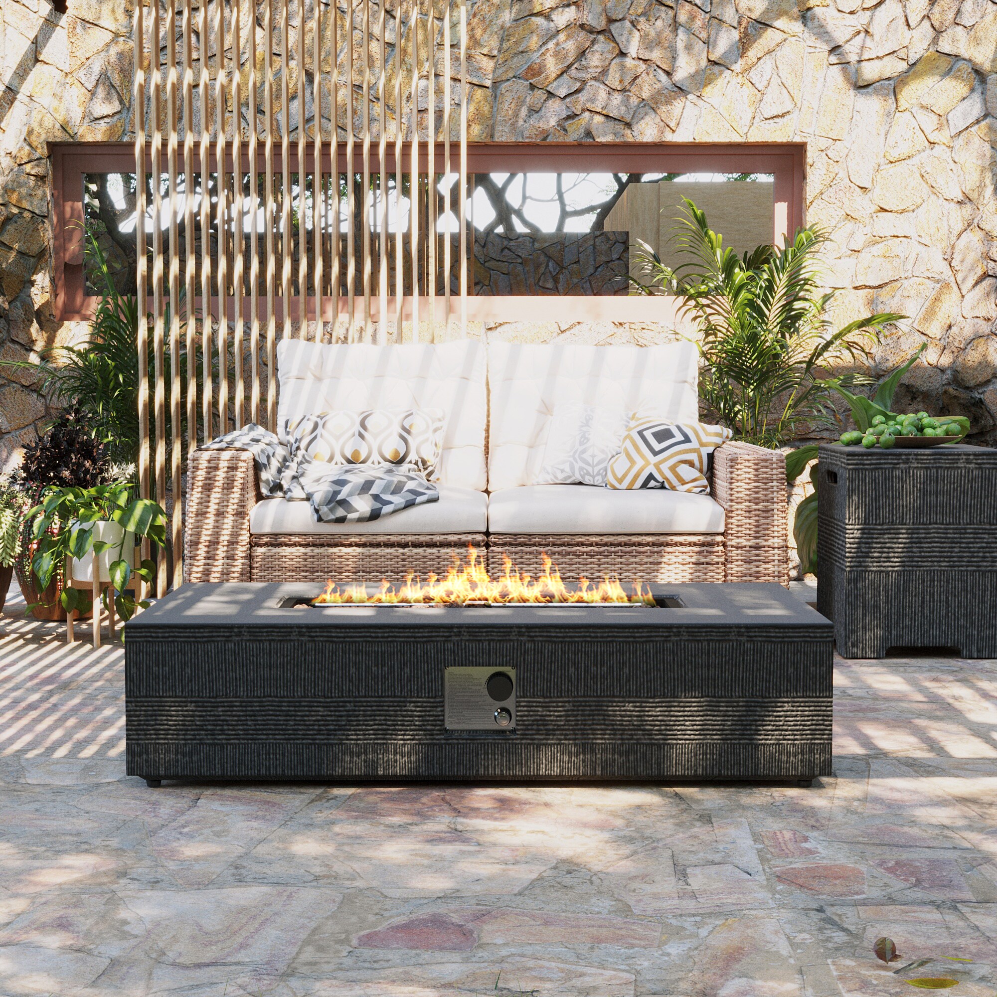 Patio Watcher LS-56MDK-SW-W Outdoor-Gas-Firepits - View #4