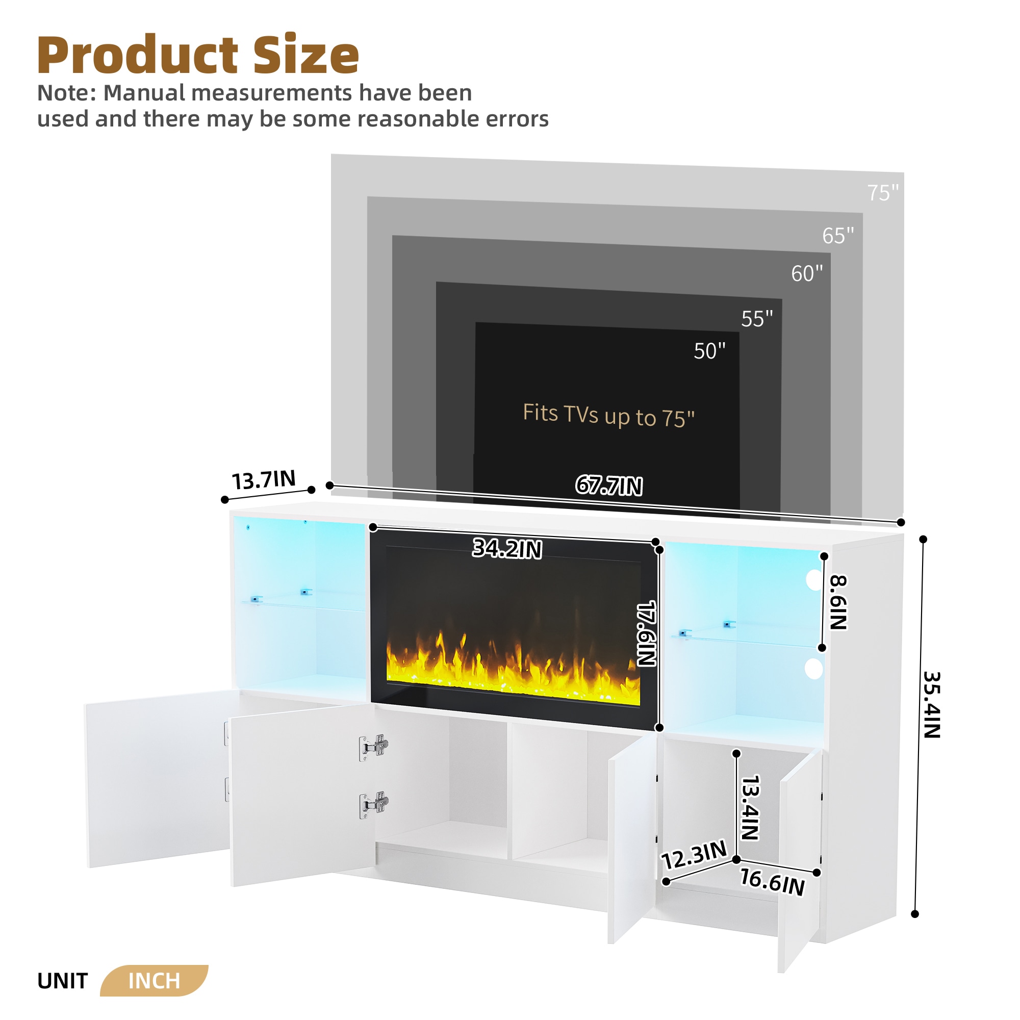 SINOFURN SYA780007WT Electric-Fireplaces - View #8