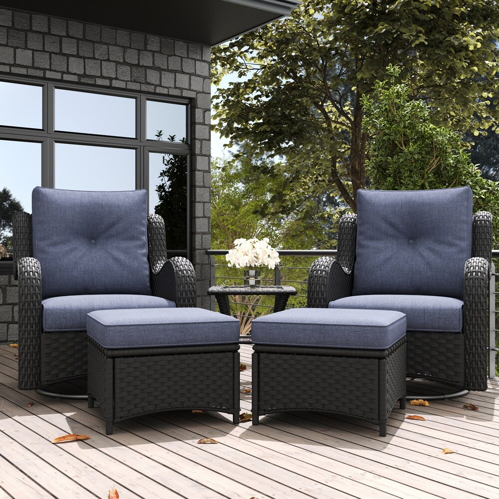 LayinSun BYT6003-HENAVY-5P Patio-Conversation-Sets - View #7