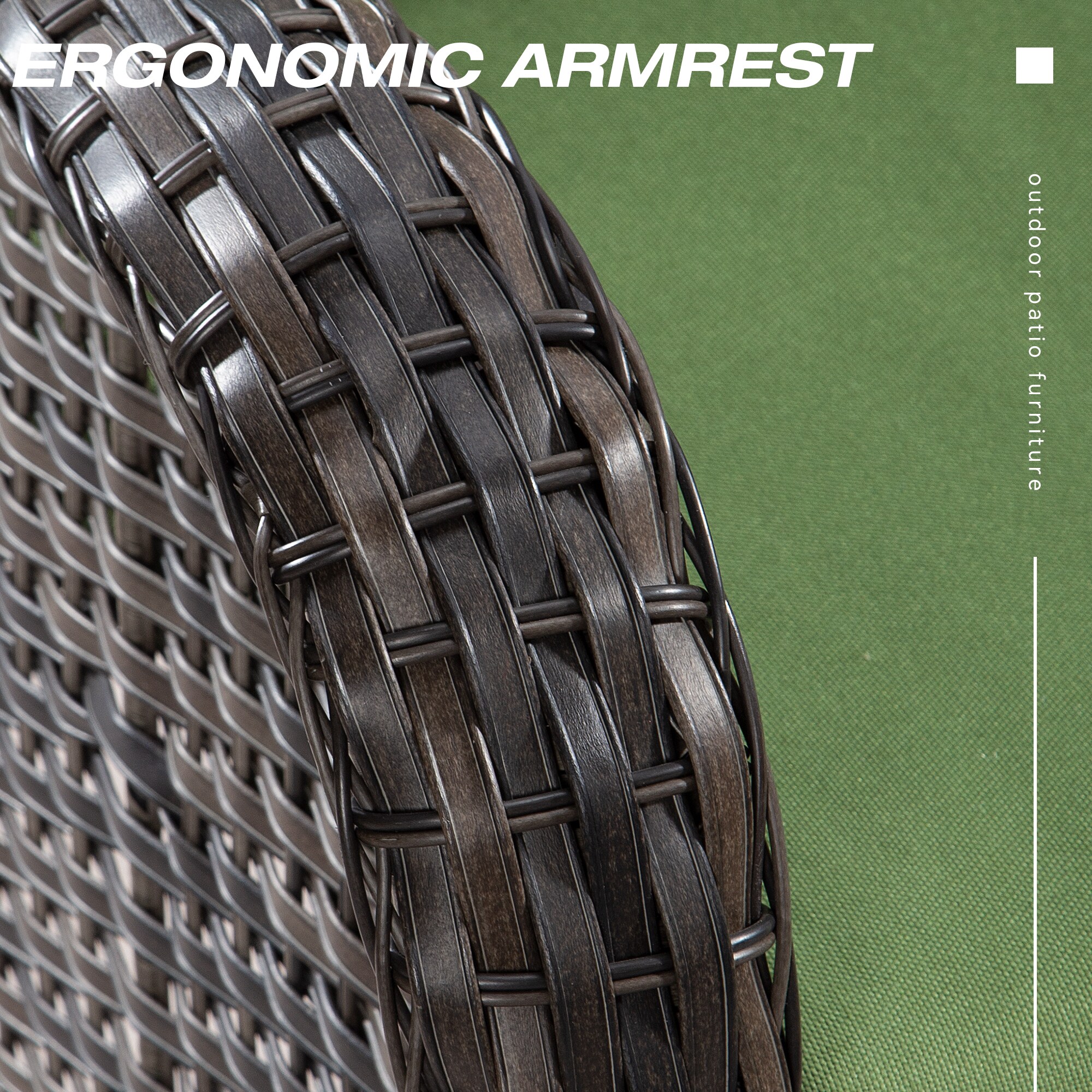 Gardenbee M01M74-GRN Patio-Conversation-Sets - View #3