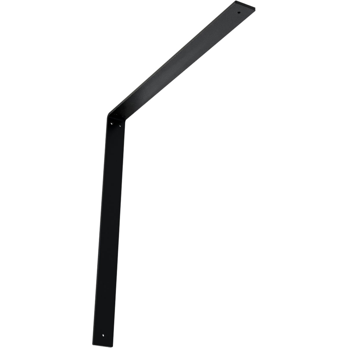 Ekena Millwork BKTM02X24X24HAPBL Hamilton 24-in x 2-in x 24-in Black Steel Mounting bracket