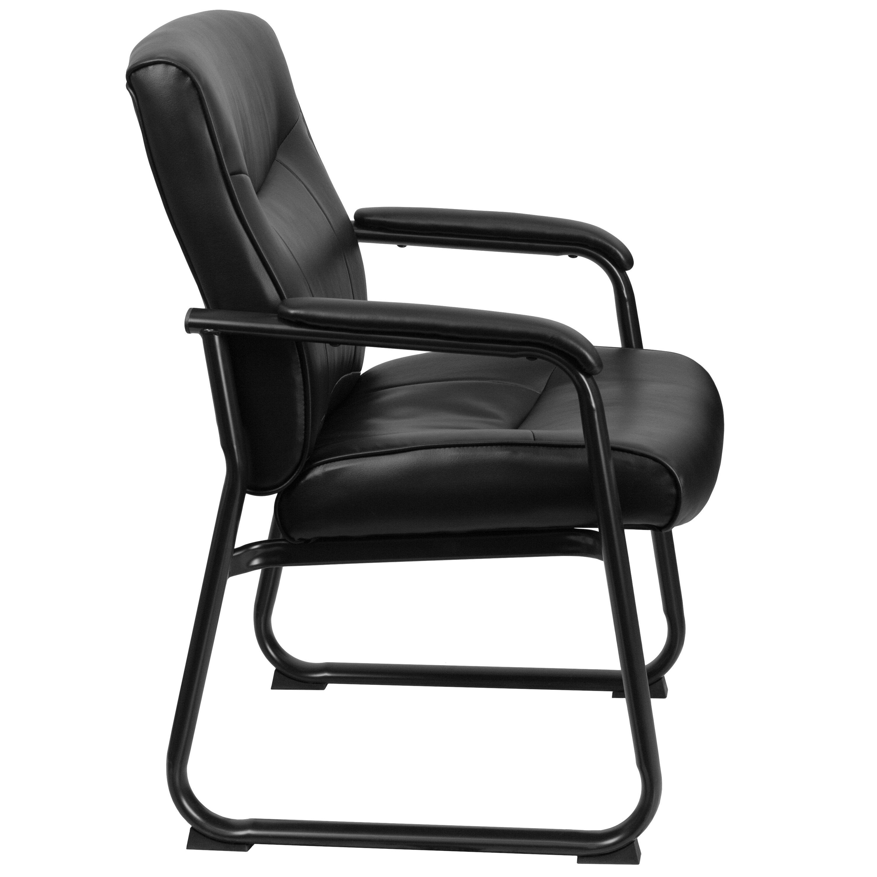 Flash Furniture Black Contemporary Faux Leather Desk Chair in the ...