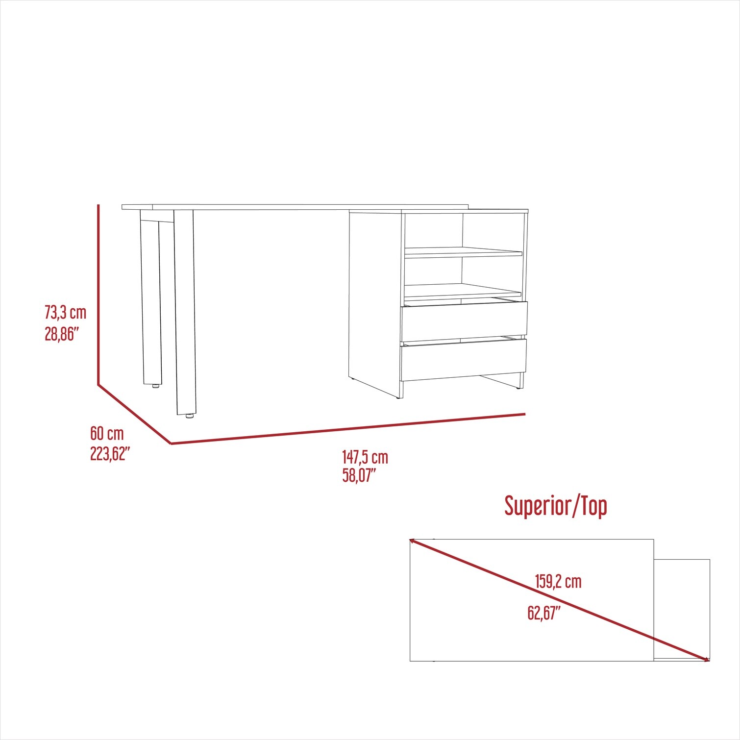 Naturefalls FWDB8VZAS4E1 desks - View #7