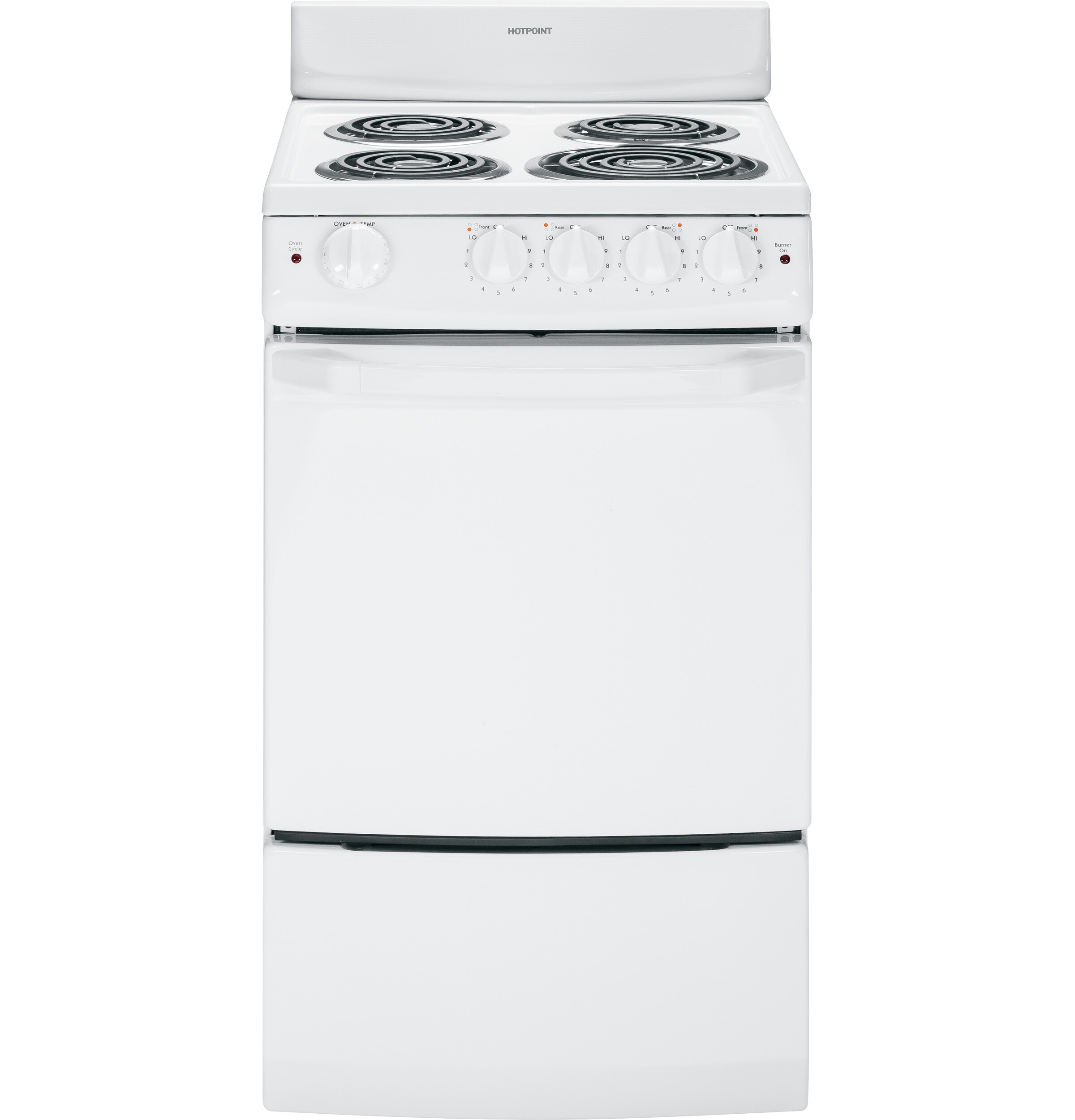 Hotpoint Freestanding 2.4-cu ft Electric Range (White) (Common: 20-in ...