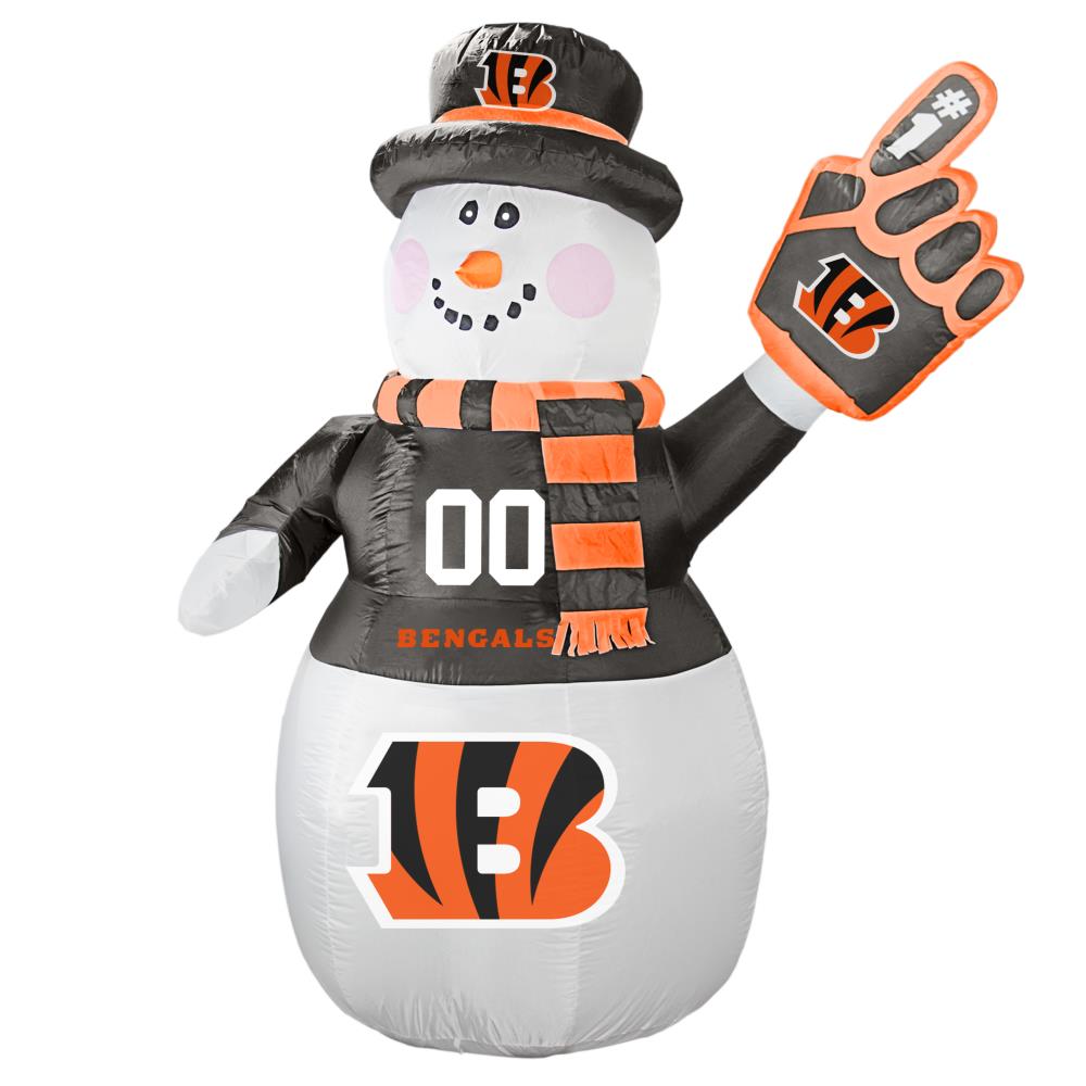 logobrands 7 ft. Cincinnati Bengals Santa Clause Yard Inflatable 607-100-SC  - The Home Depot