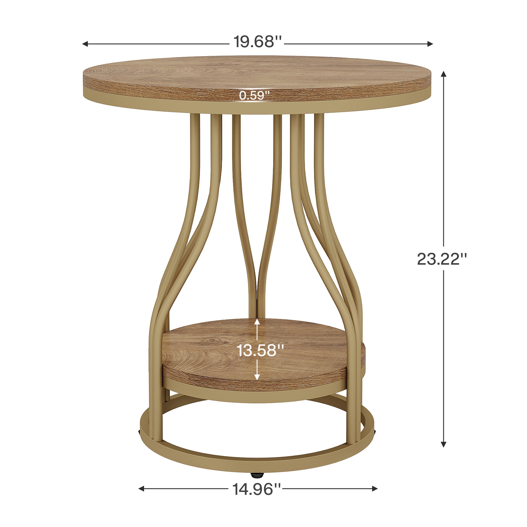 Tribesigns LWOYJL-1546YY End-Tables - View #4