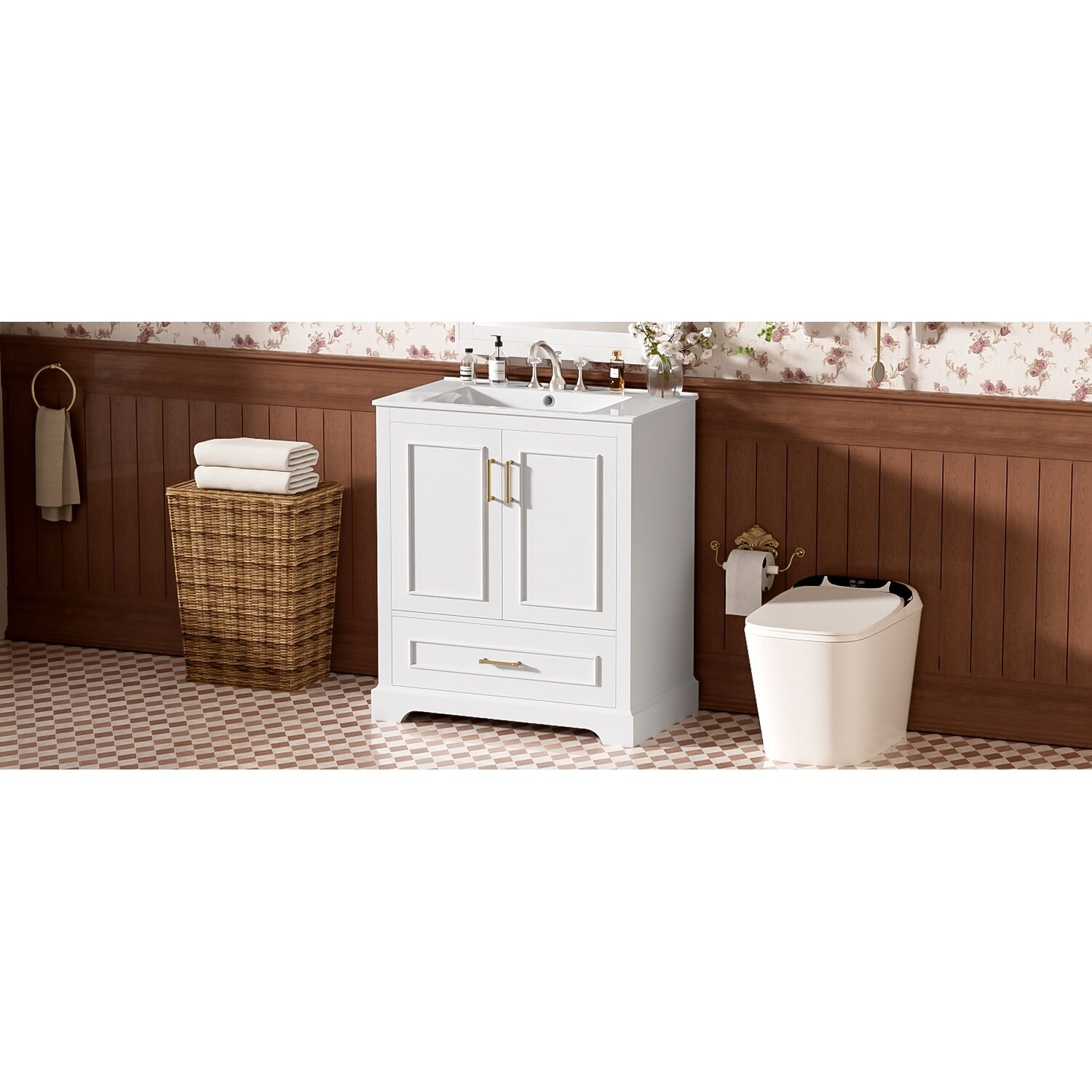 Watnature B8FCD7ZHPQT9 Bath-Vanity-Combo - View #5