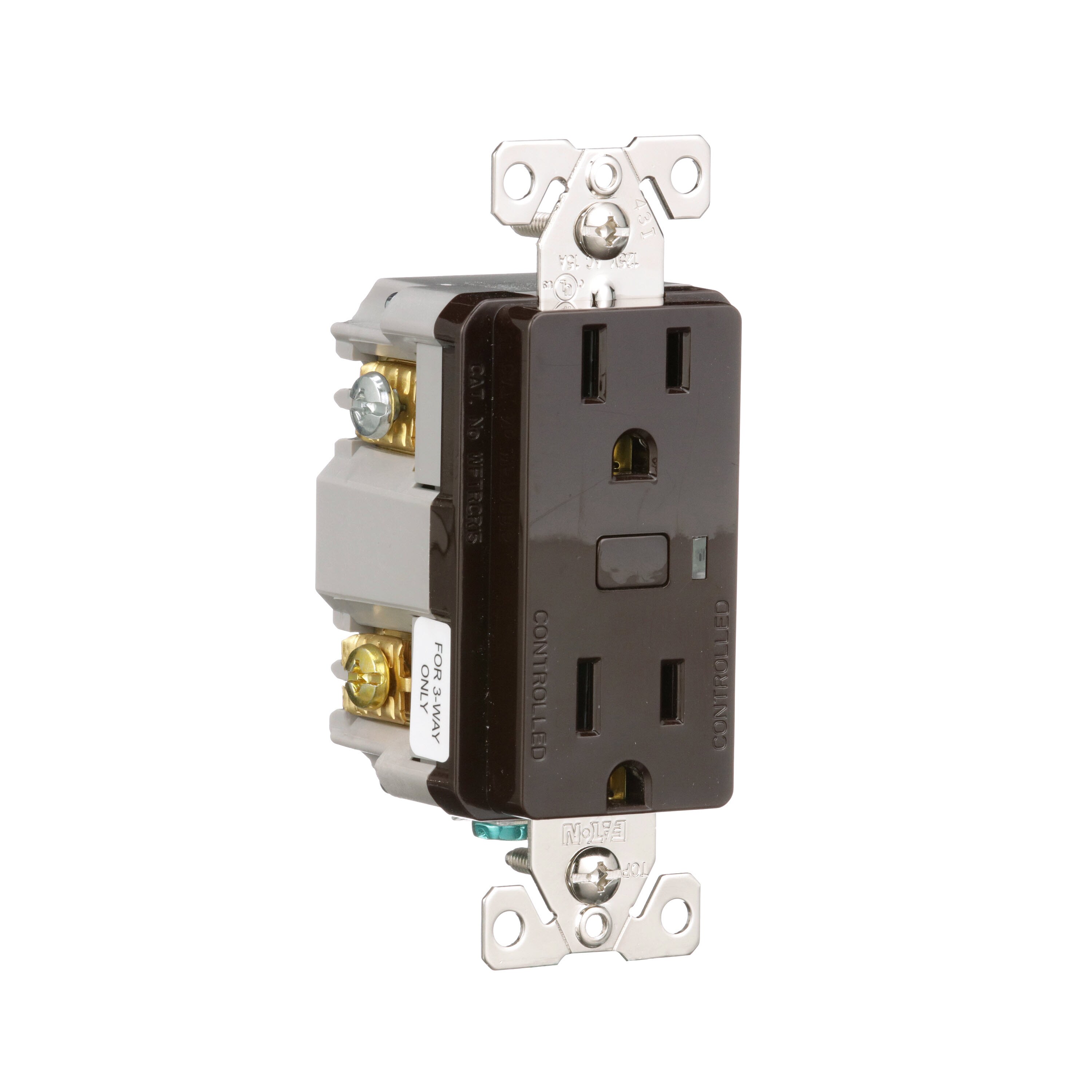 Cooper Wftrcr15-B-Sp-L Wi-Fi Smart Receptacle, Brown