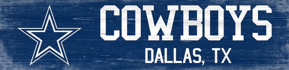 Fan Creations Dallas Cowboys 24-in H x 6-in W Sports Print in the Wall Art  department at