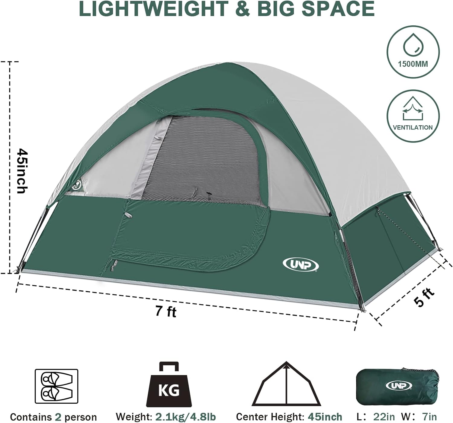 Damerin KK72F tents - View #2