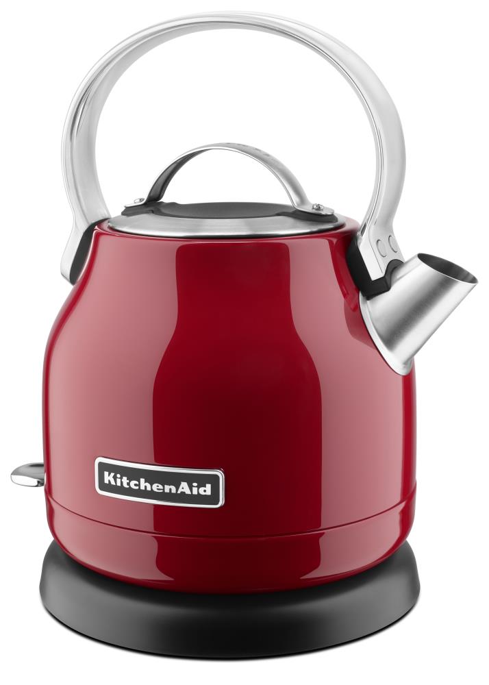 KitchenAid Onyx Black 5-Cup Corded Manual Electric Kettle at