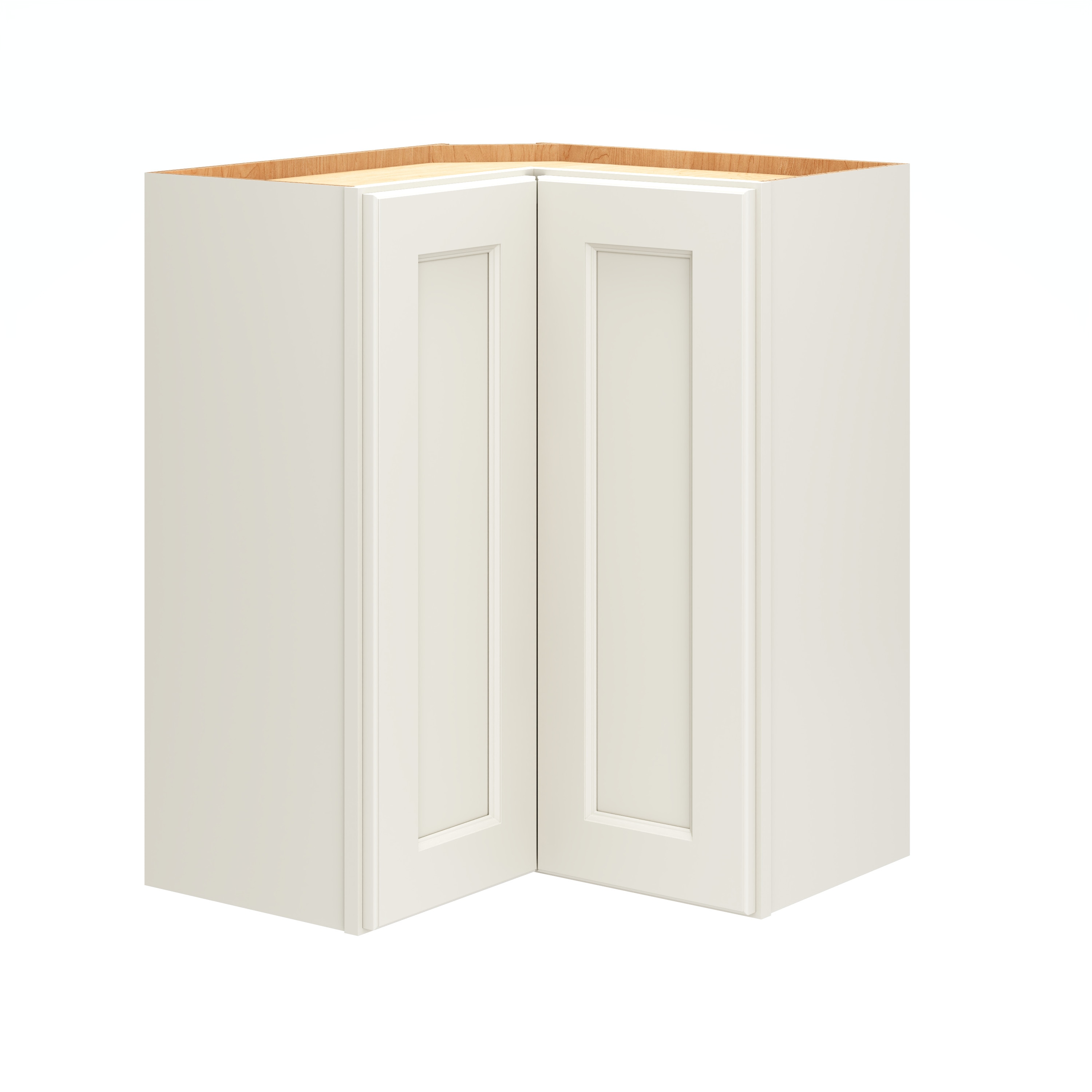 Diamond Express Macaulay 30-in W x 24-in H x 12-in D White Wall Fully Assembled Plywood Cabinet (Recessed Panel Square Door Style)