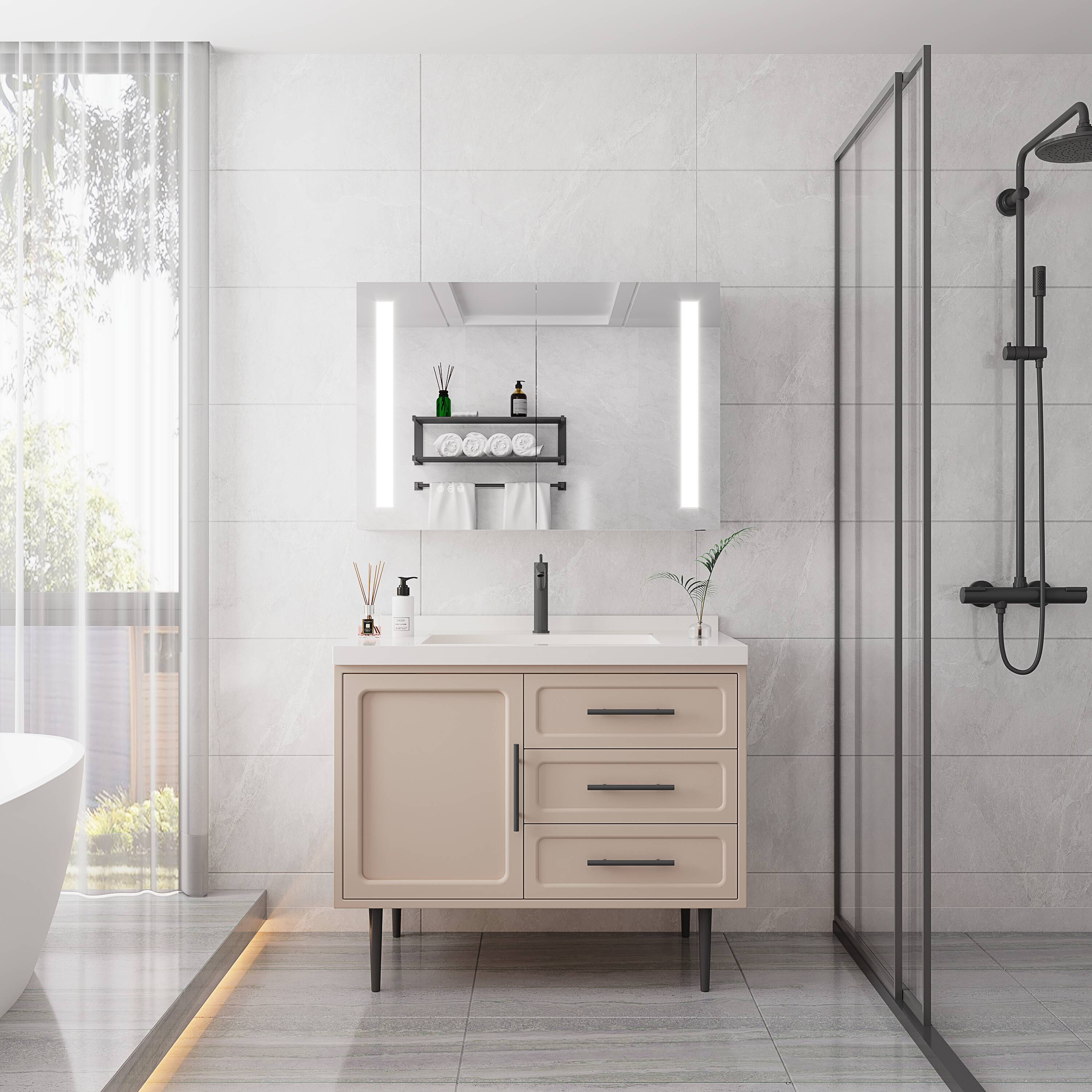 Forclover HBM-1008 Bathroom-Medicine-Cabinets - View #7