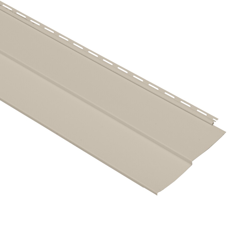 Georgia-Pacific 531658B Vision Pro Double 5-in Traditional Tan Vinyl Siding Panel 10.0-in x 144.0-in 10.0-sq ft /piece