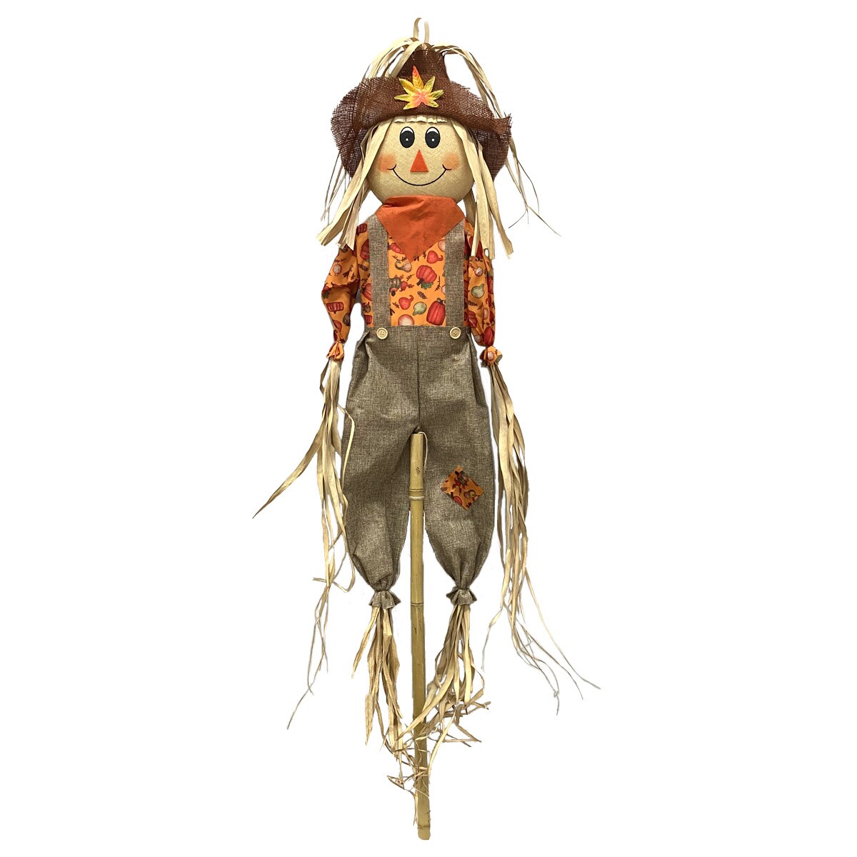Holiday Living 5-ft Scarecrow Free Standing Decoration Scarecrow in the ...