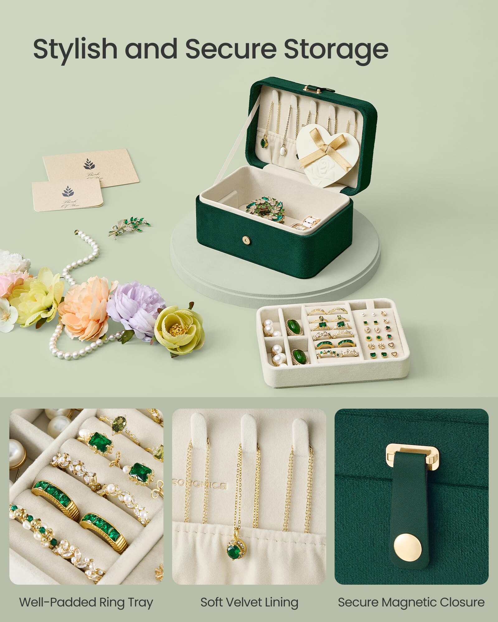 SONGMICS HOME JBC173W01 Jewelry-Organization - View #4