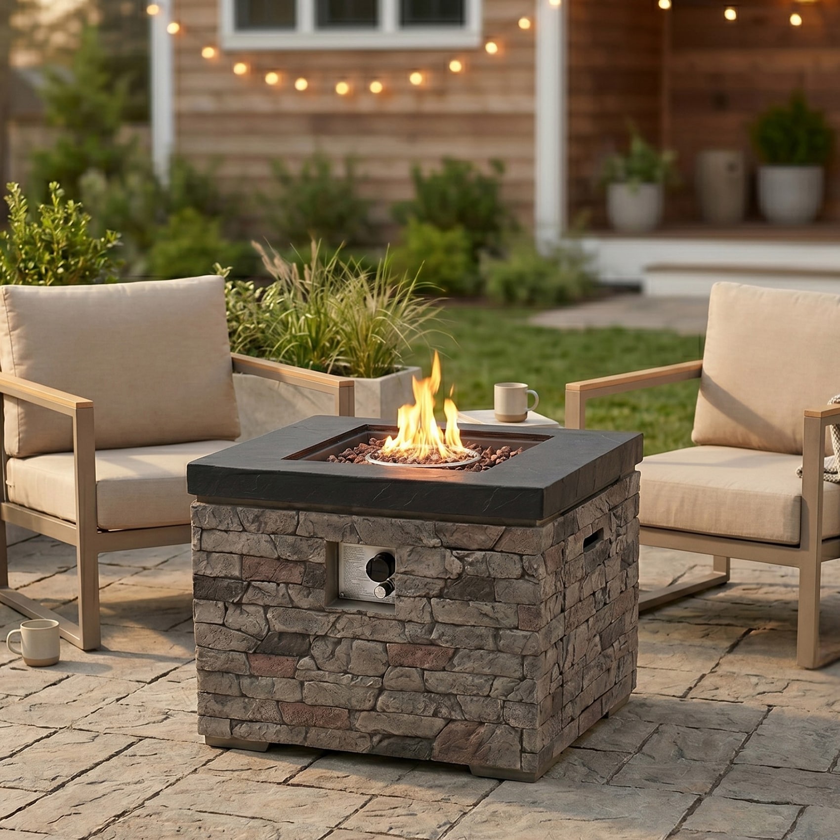 SINOFURN SYE4900003BK Outdoor-Gas-Firepits - View #3