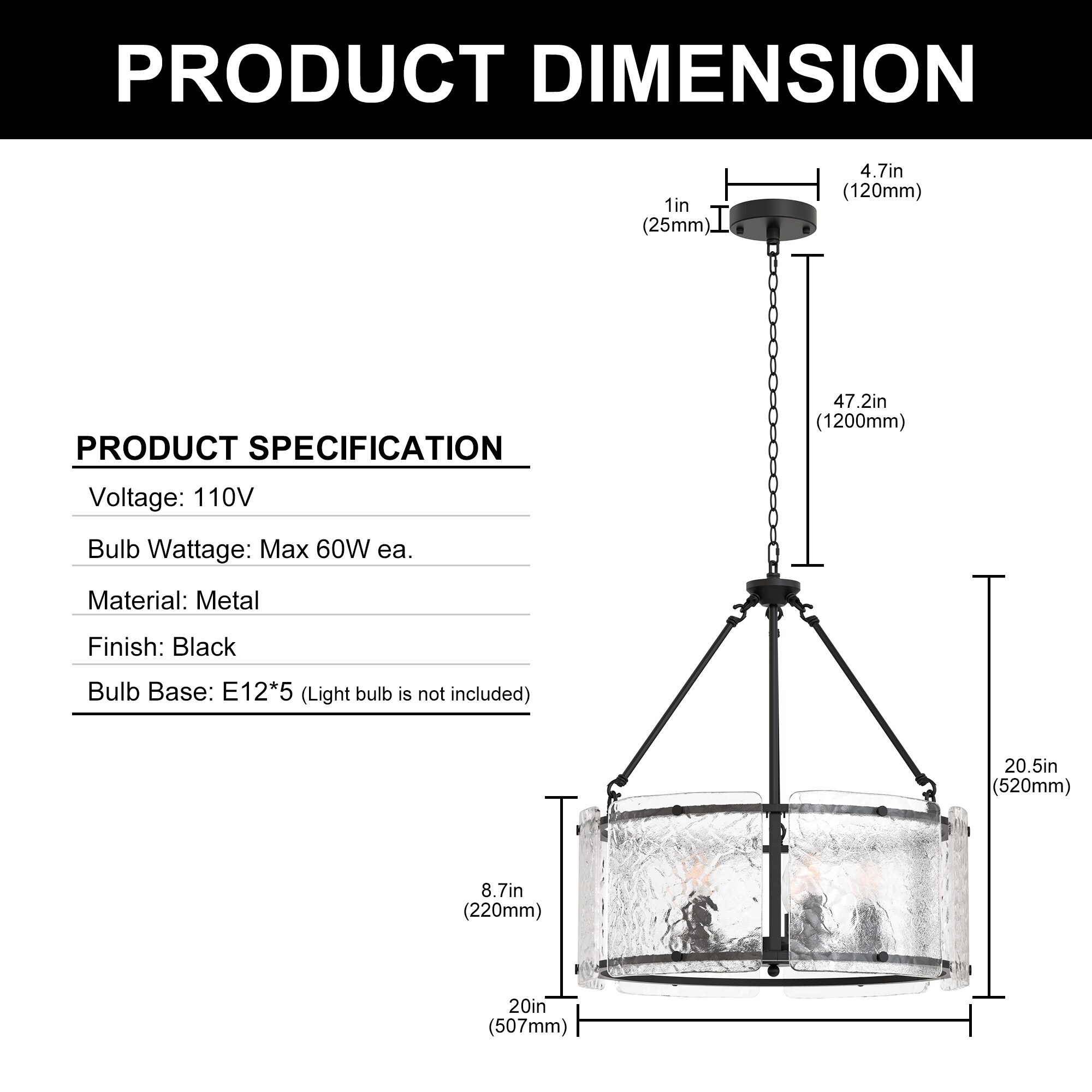 DORESshop LSC-ZY-ZX23001EBL Pendant-Lights - View #4
