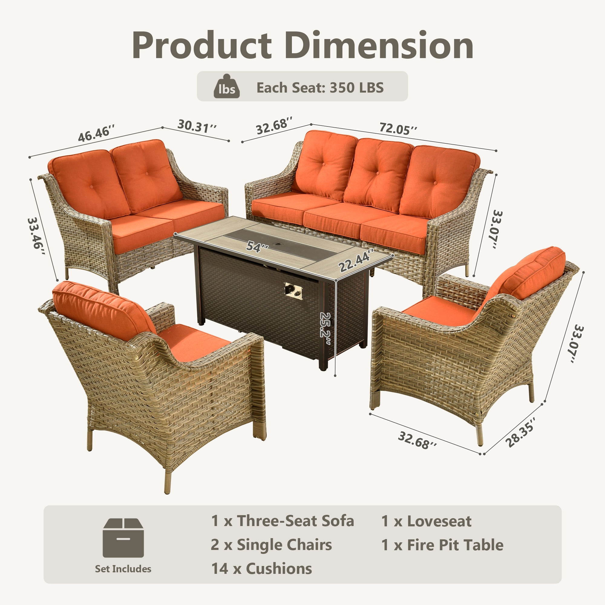 ALTRIGUS 6LCFP8503-PAD80C5AL Patio-Conversation-Sets - View #7