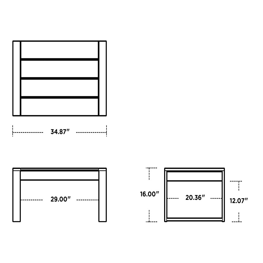 Trex Outdoor Furniture TX4609-SS Patio-Tables - View #3