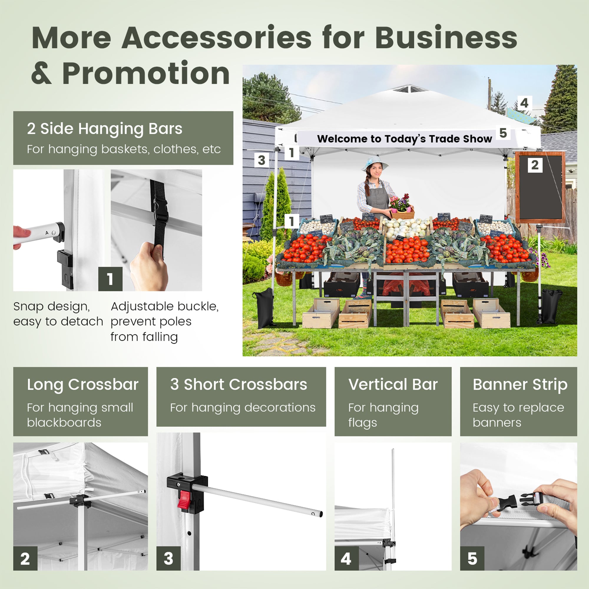 WELLFOR TDJ10846WH Canopies-Sl - View #4