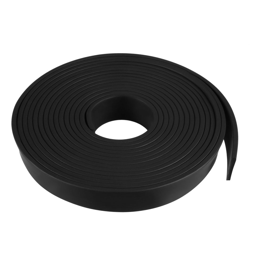 Unique Bargains - Solid Rectangle Rubber Seal Strip 15mm Wide 2mm Thick 3 Meters Long Black